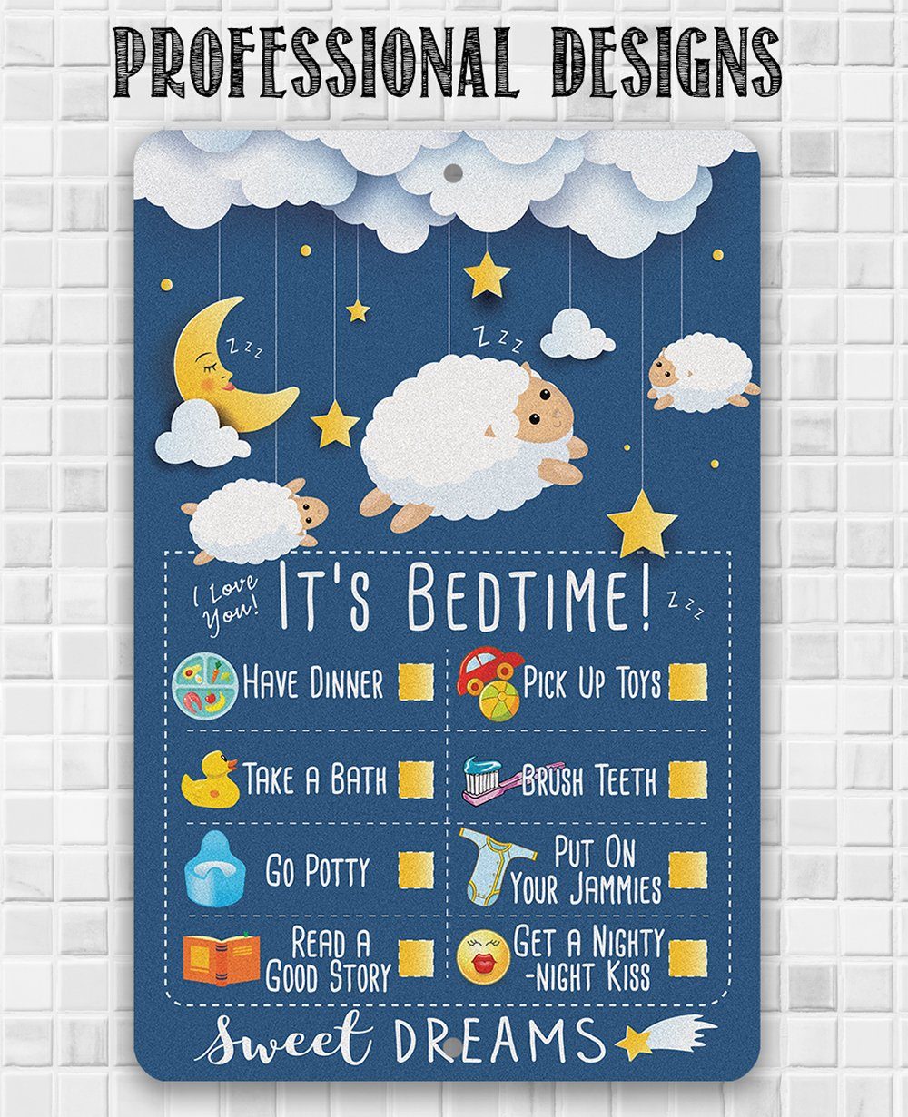 Child Bedtime - Metal Sign