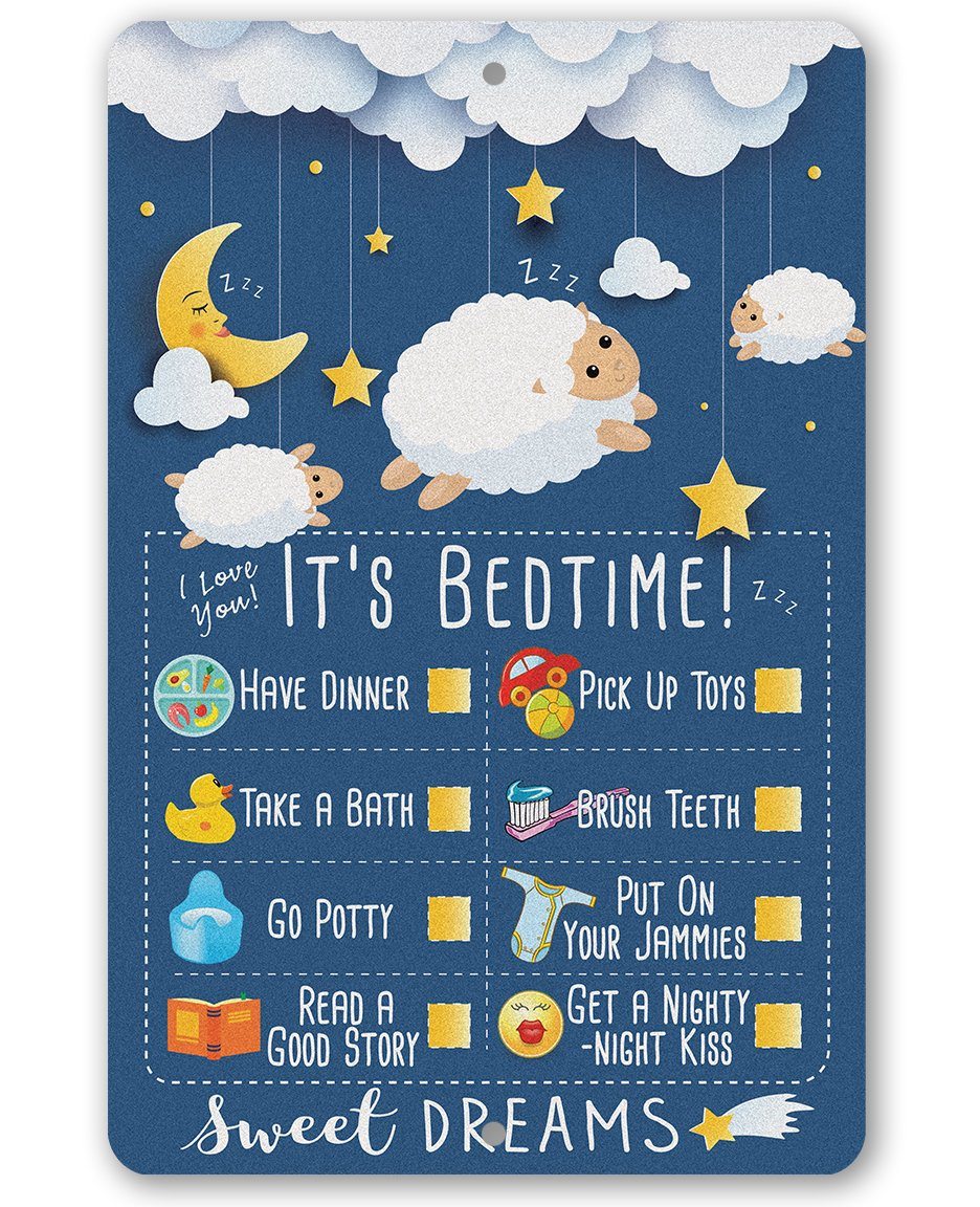 Child Bedtime - Metal Sign