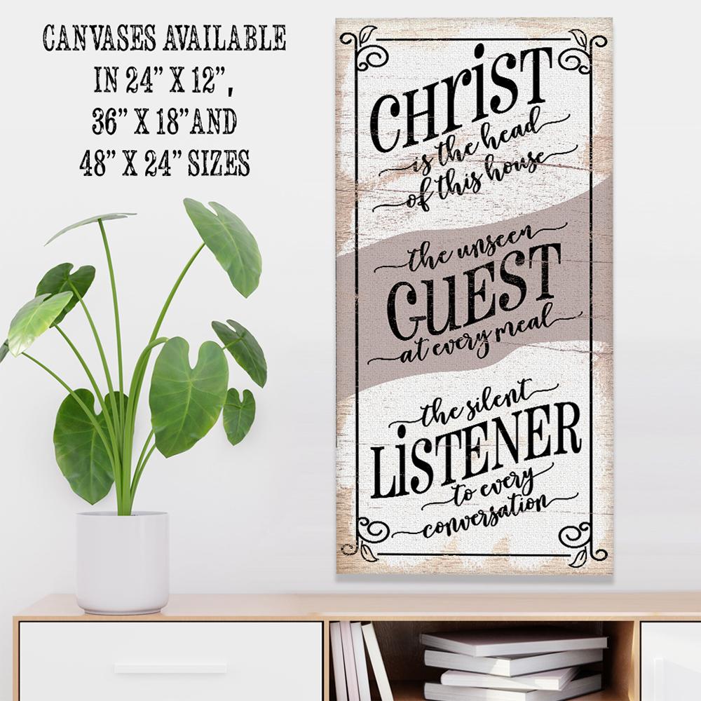 Christ Is The Head - Canvas
