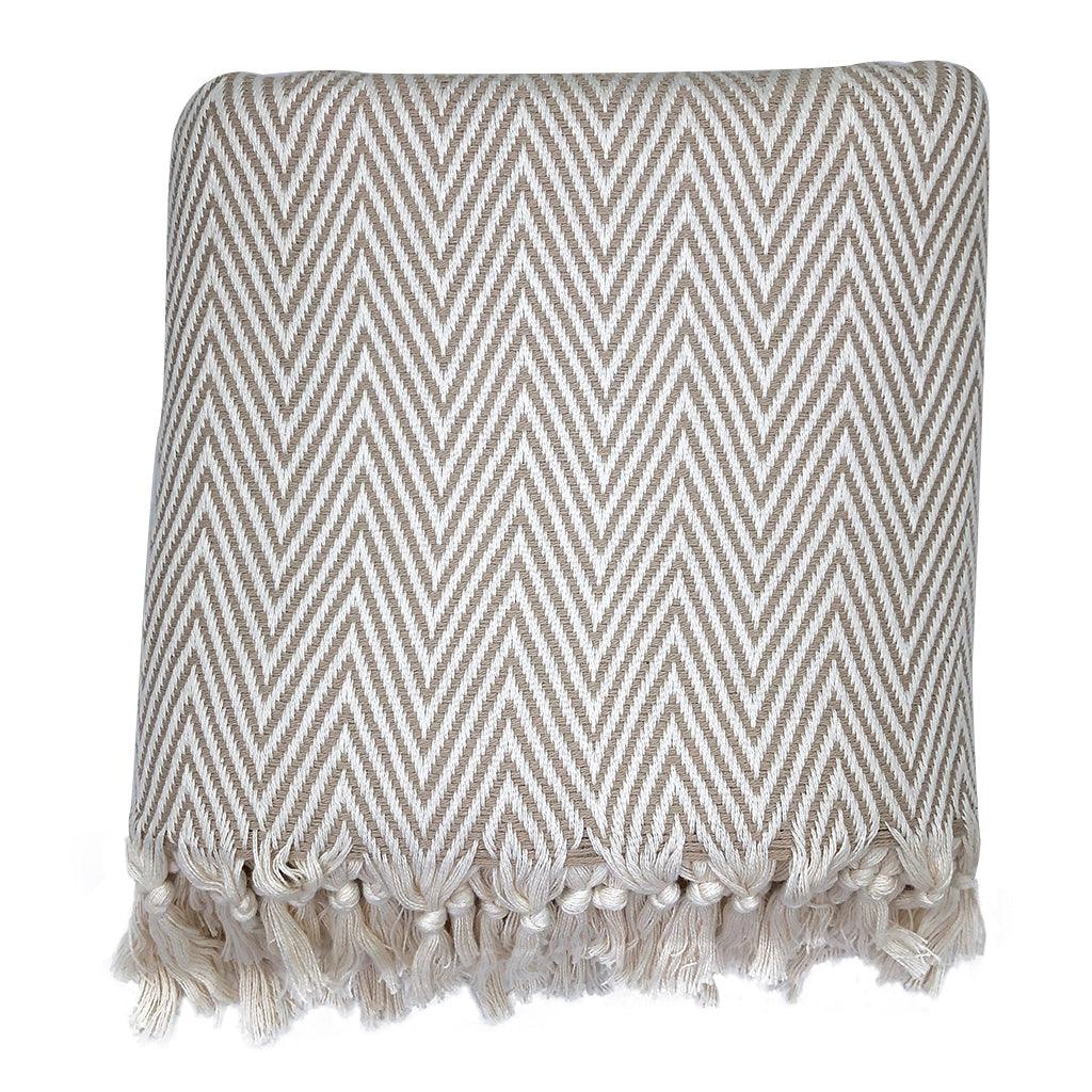 Chunky Chevron Turkish Throw - PRHOMZ