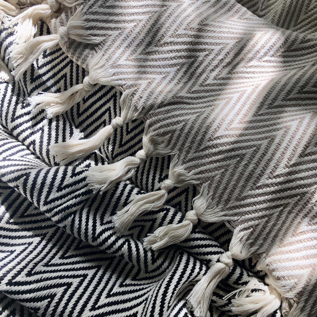 Chunky Chevron Turkish Throw - PRHOMZ