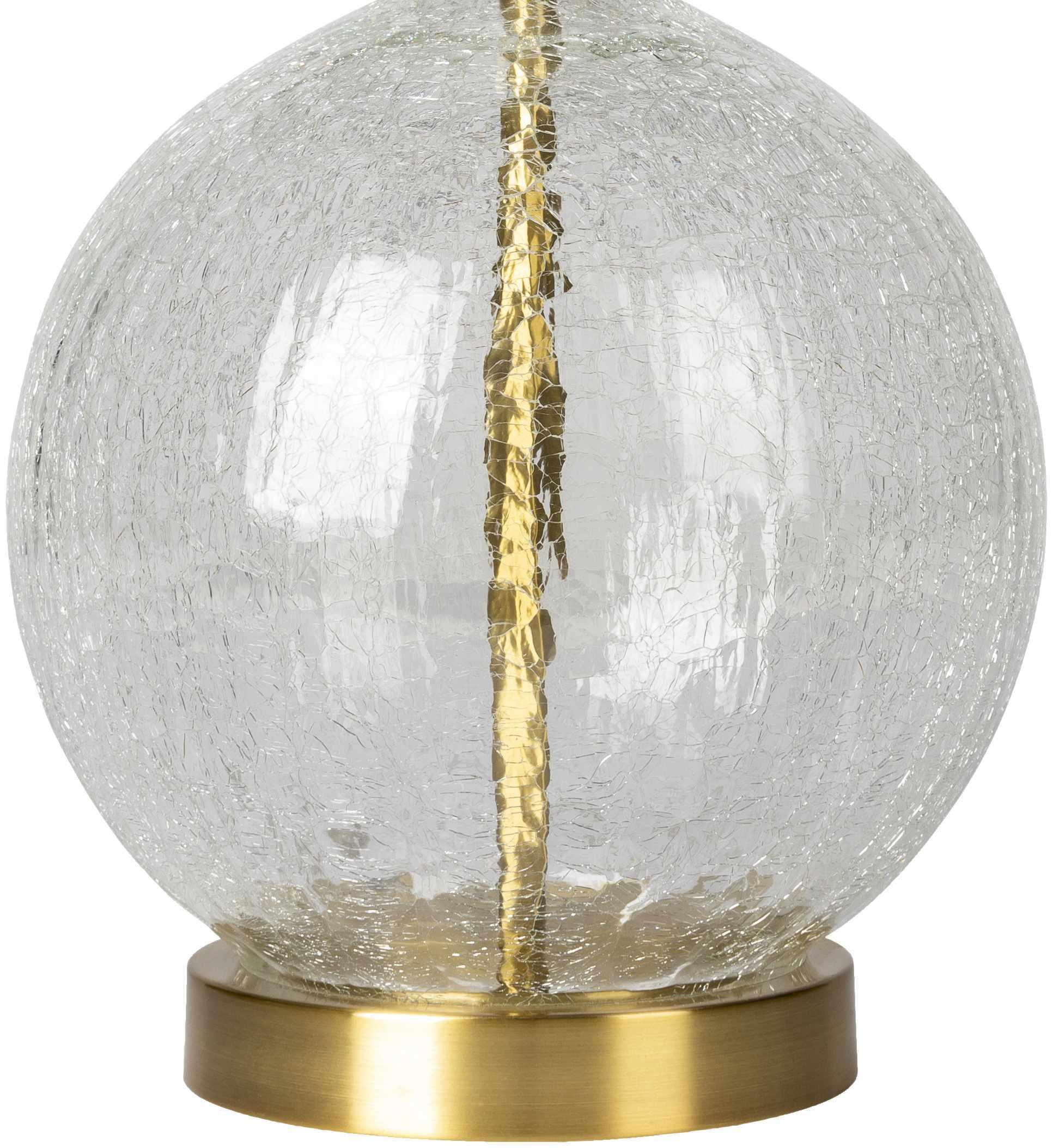 Ciel Contemporary Glass Textured Table Lamp - PRHOMZ