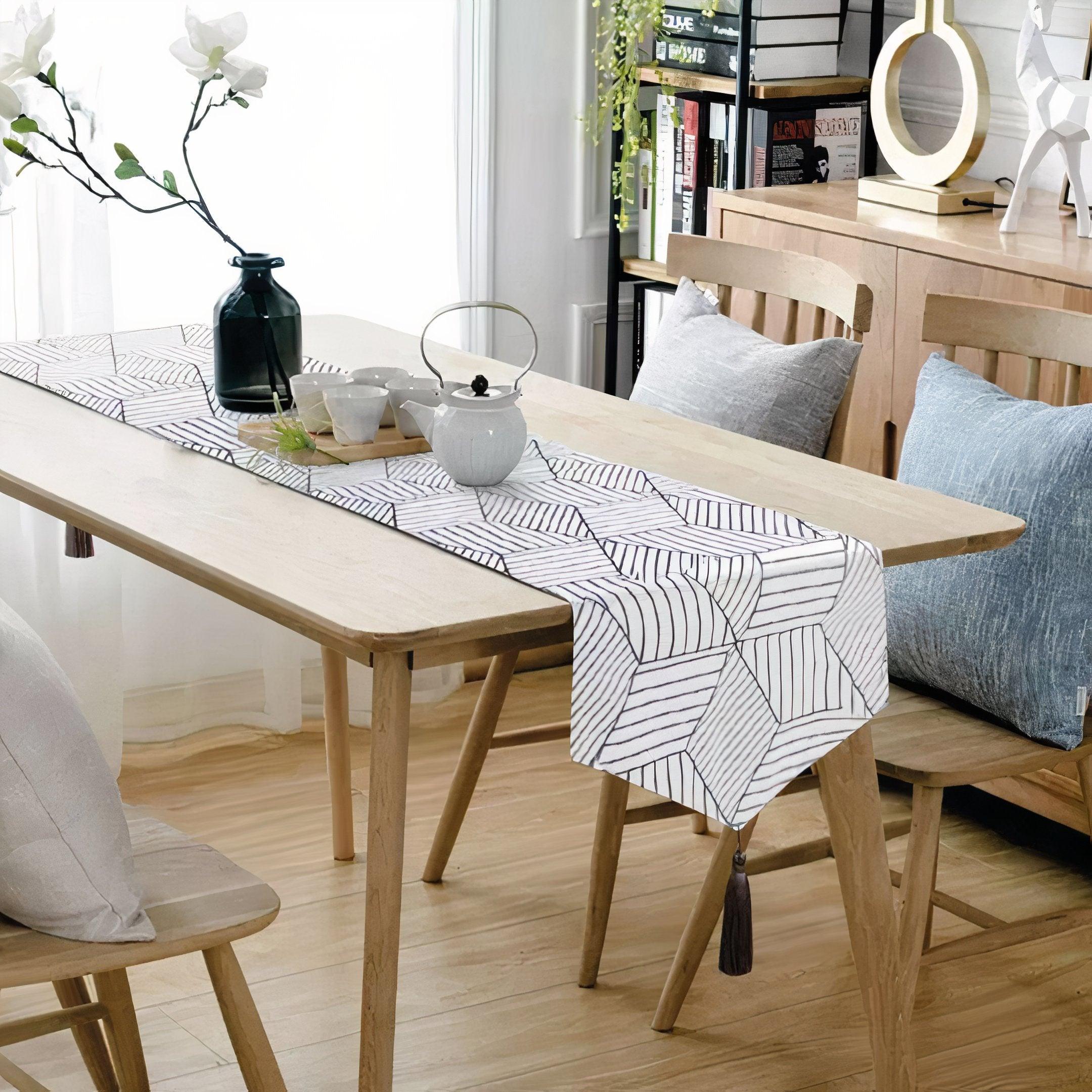 Amalfi Table Runner – Elegant & Stylish Dining Accent - PRHOMZ