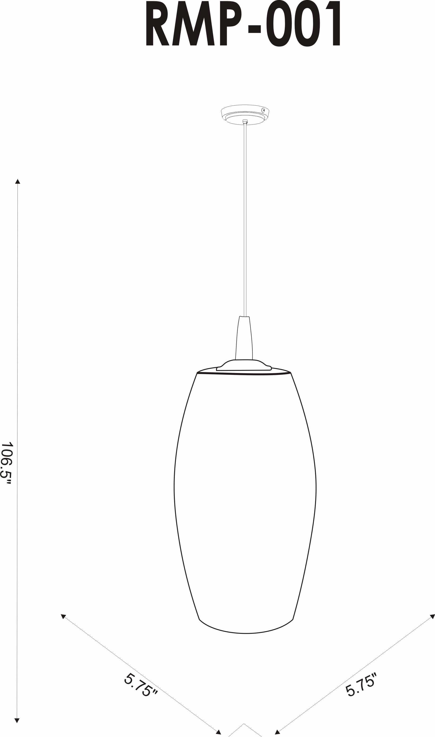 Clubb Ceiling Light - Clearance - PRHOMZ