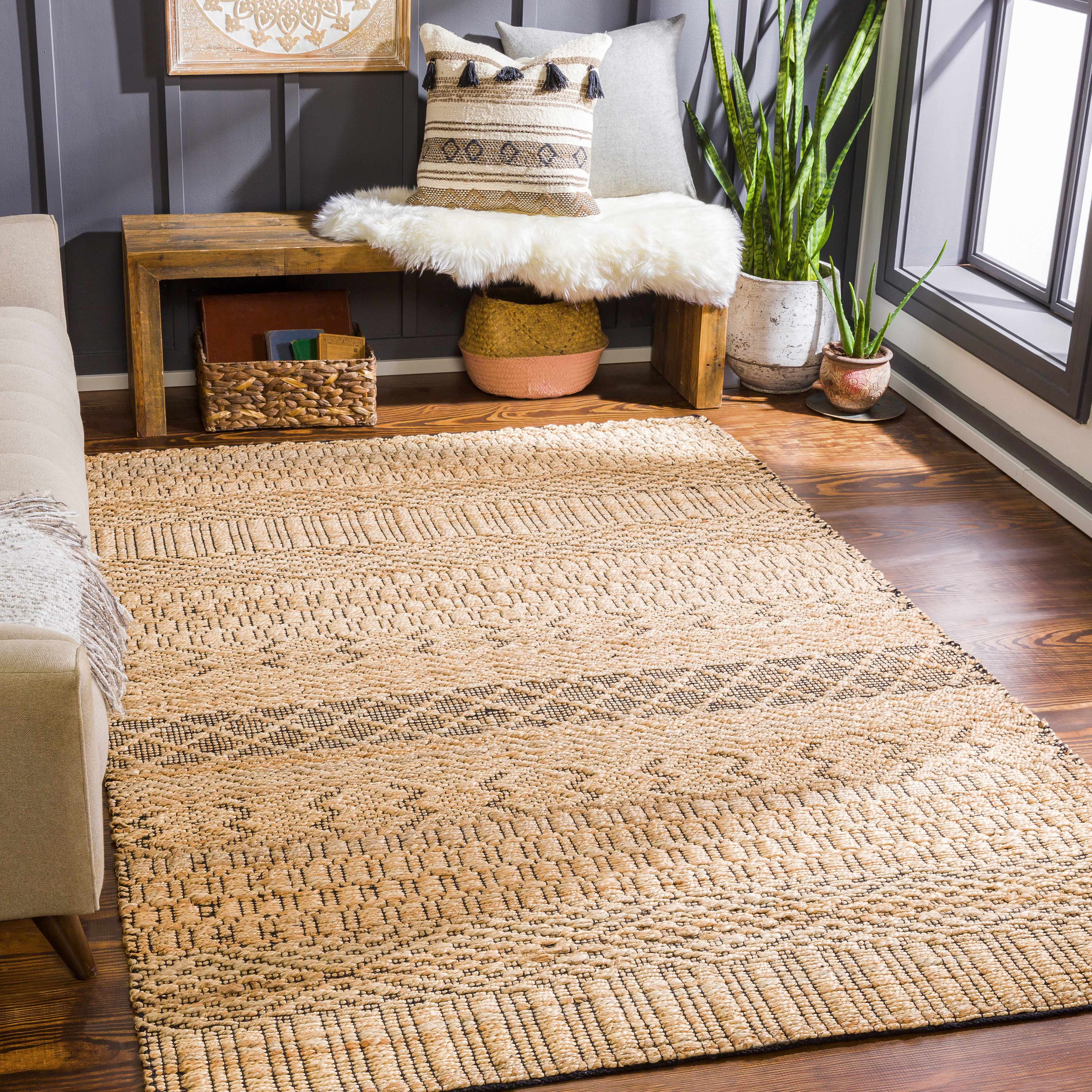 Cloverly Tribal Jute Carpet - Clearance-0