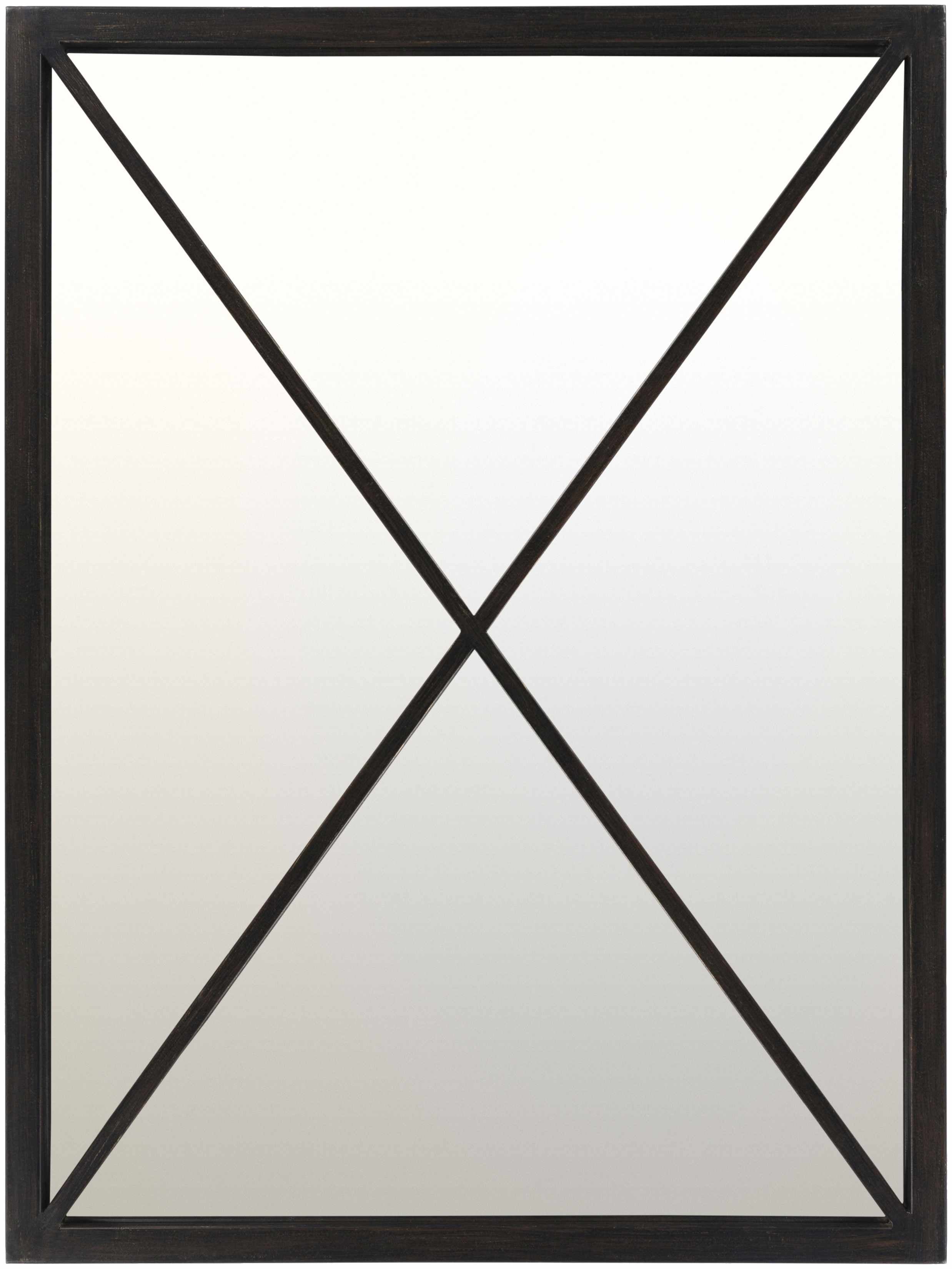 Candon Black Framed Mirror-0