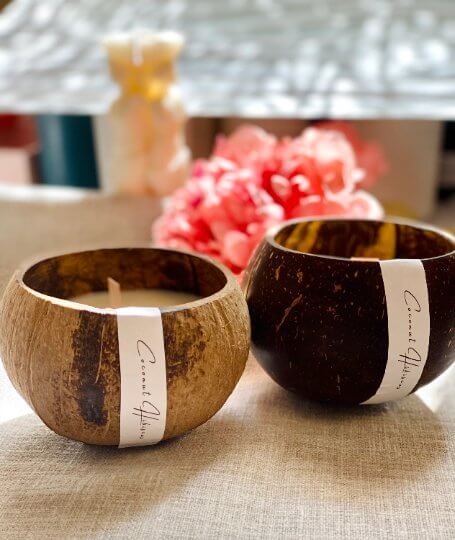 Coconut Shell Candle | Sustainable Home Decor
