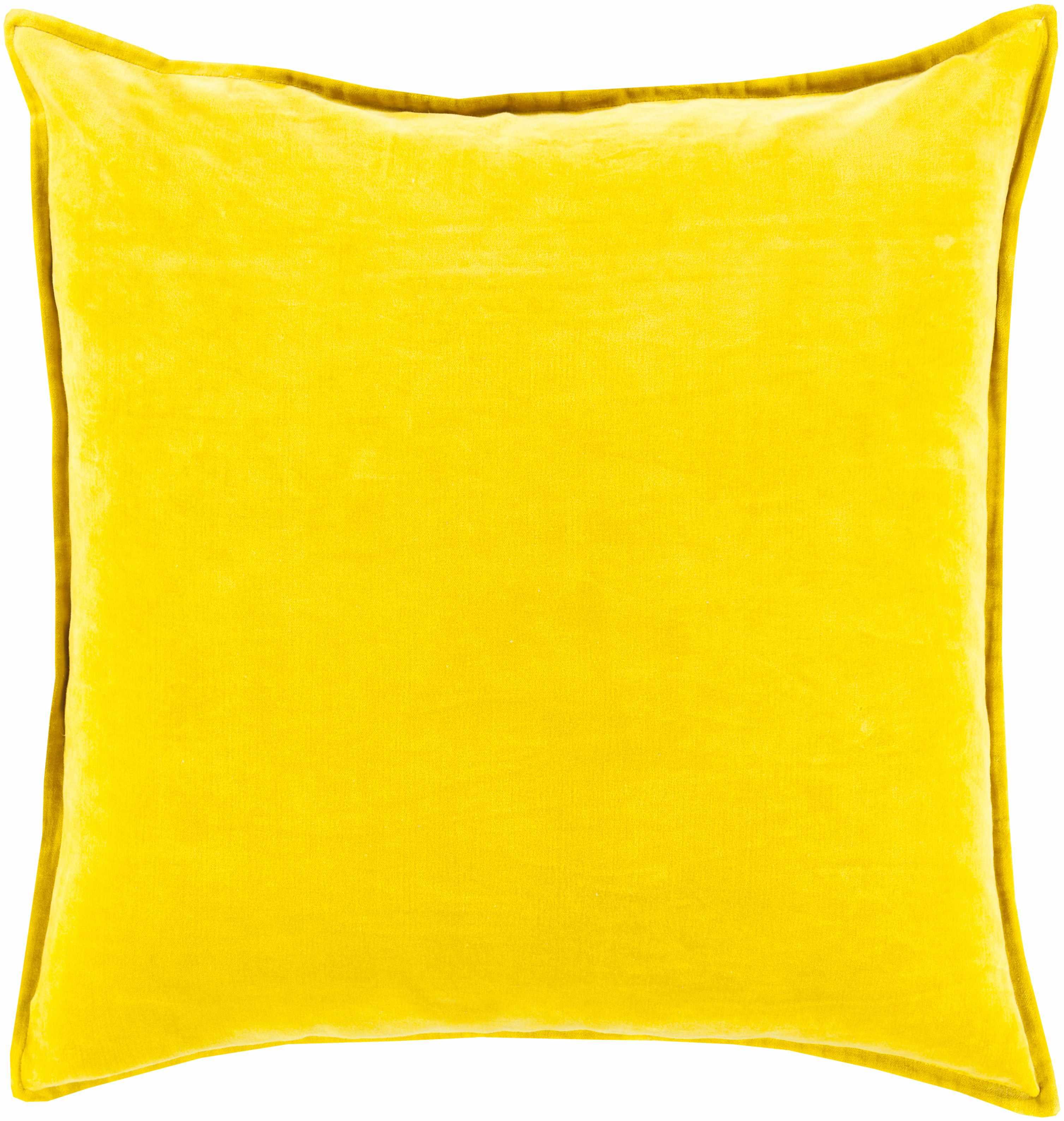 Coningsby Mustard Square Throw Pillow - PRHOMZ