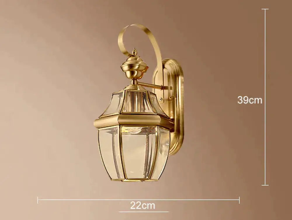 Copper Outdoor Wall Light | Hallway & Entry Home Lighting