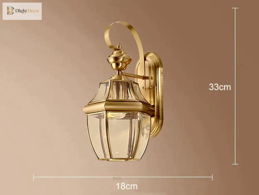 Copper Outdoor Wall Light | Hallway & Entry Home Lighting