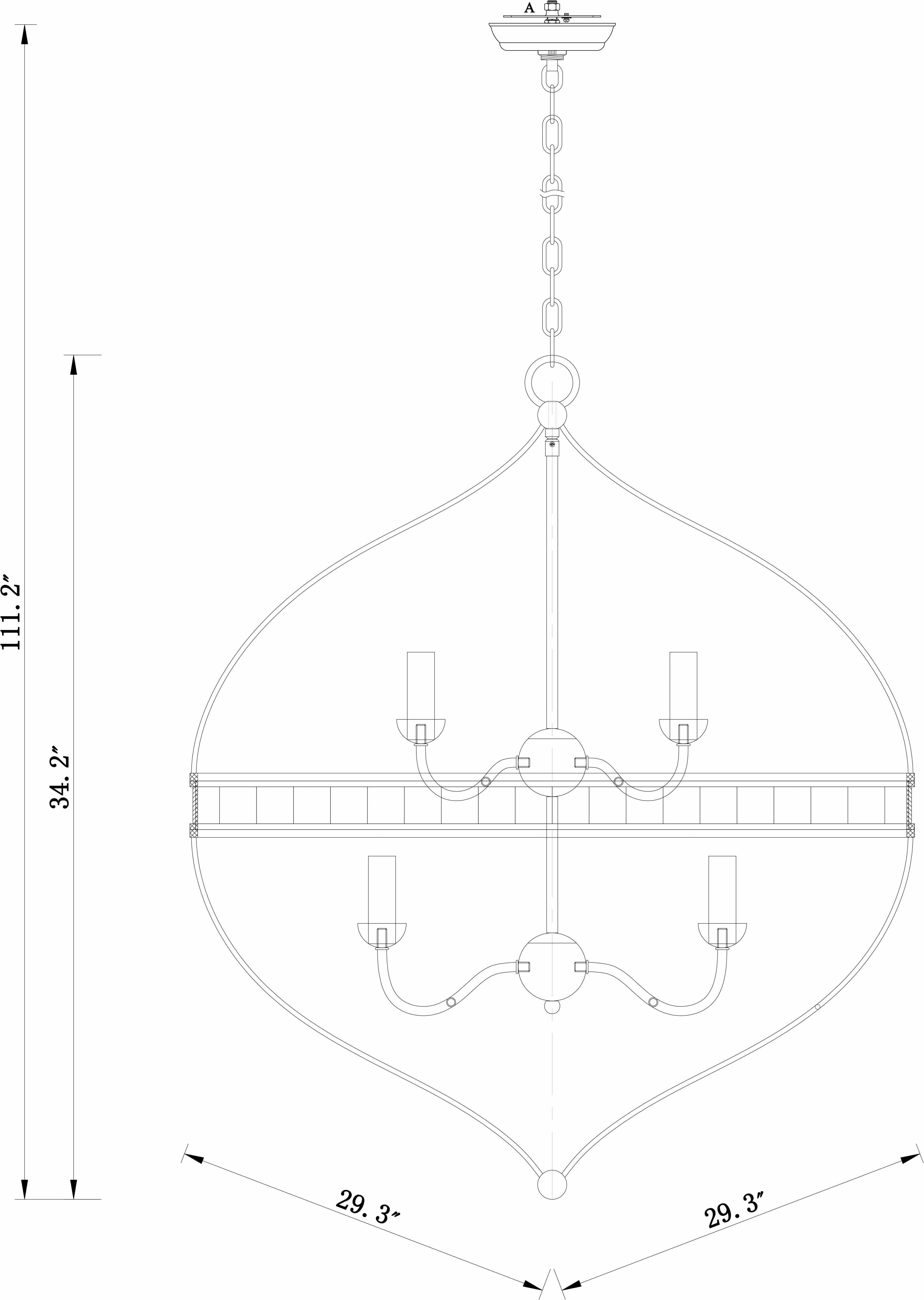 Corunna Ceiling Light - Clearance - PRHOMZ