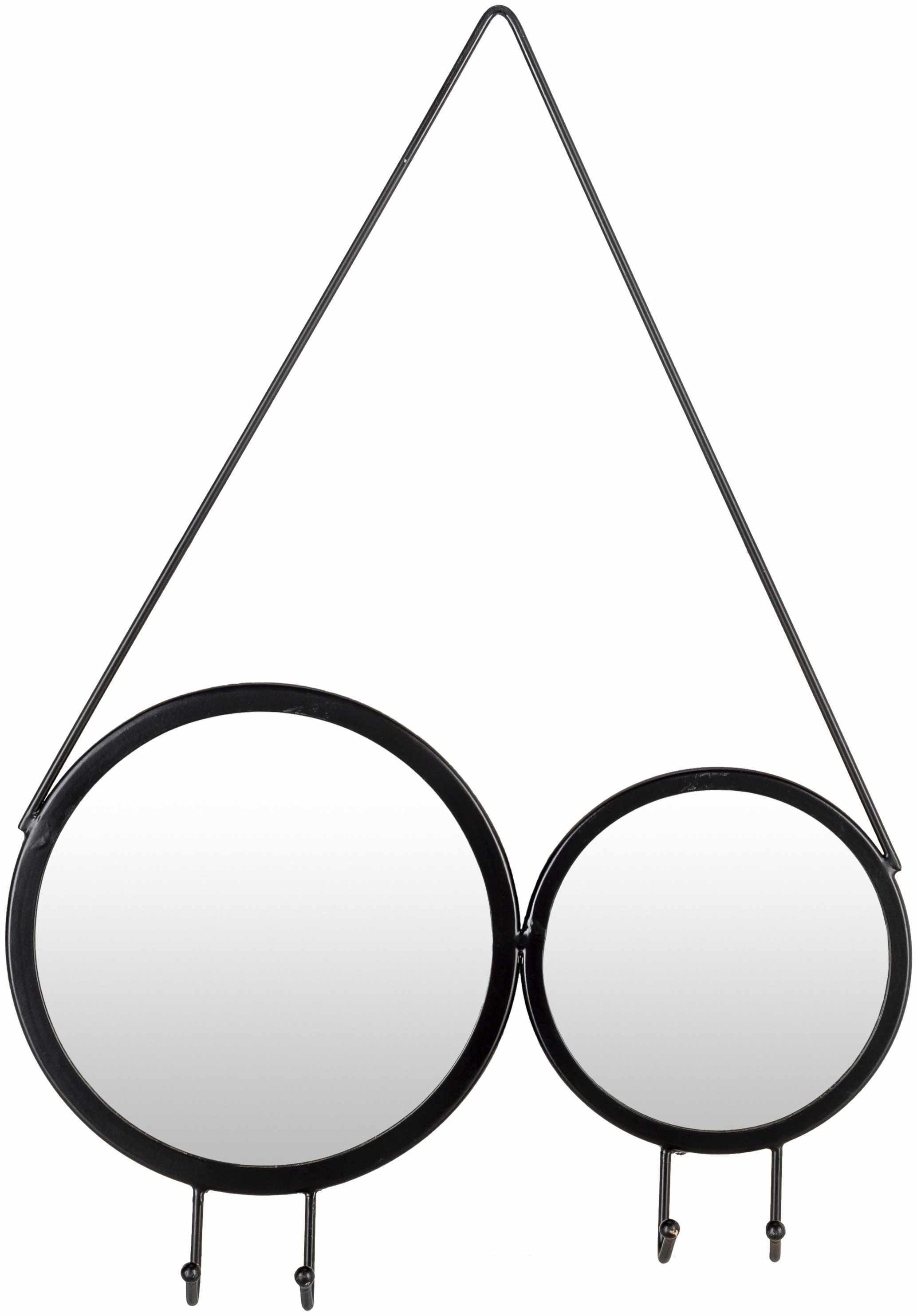 Cotmon Black Iron Frame Mirror - PRHOMZ