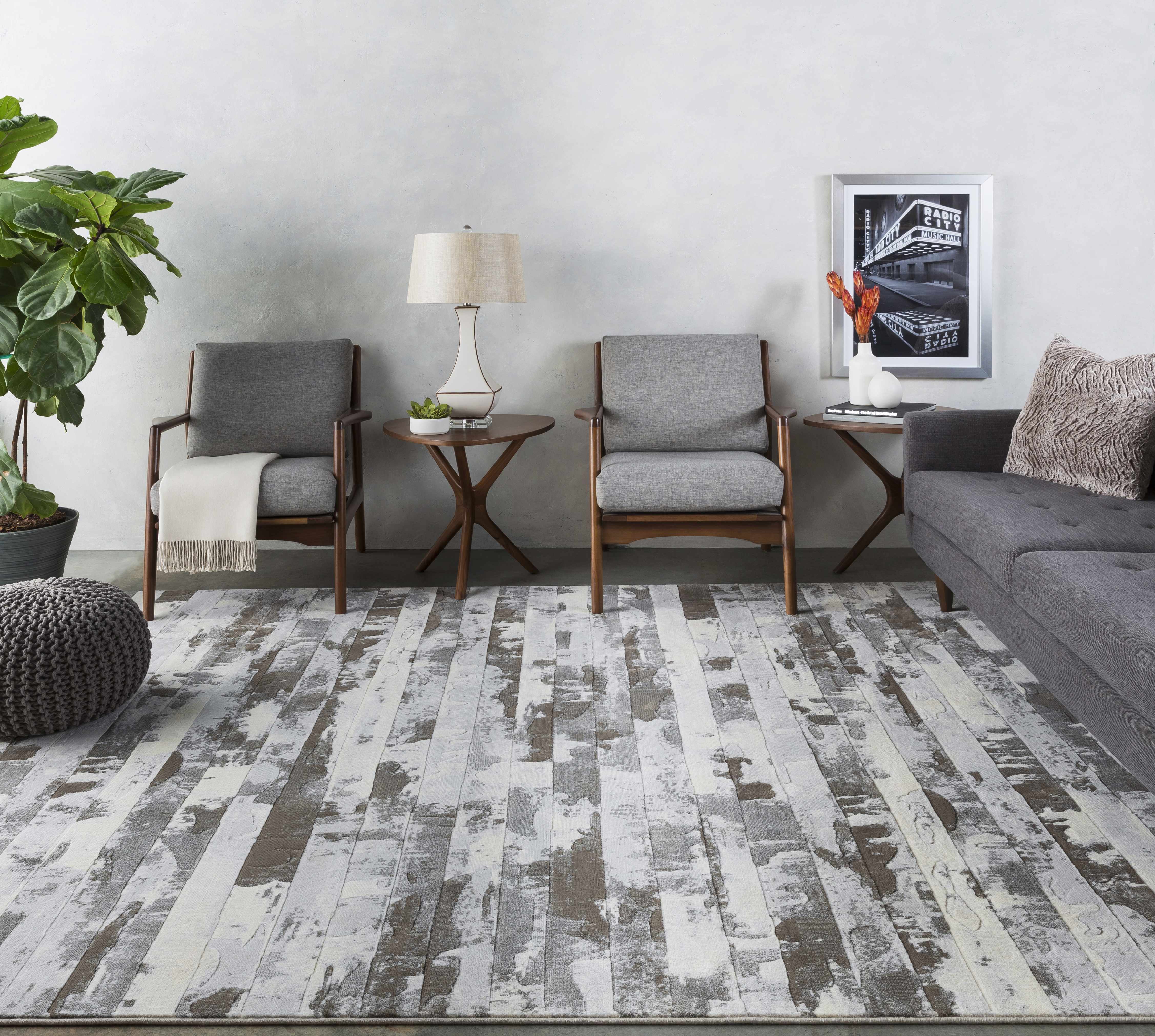 Issenheim Gray Cotton Pouf-0