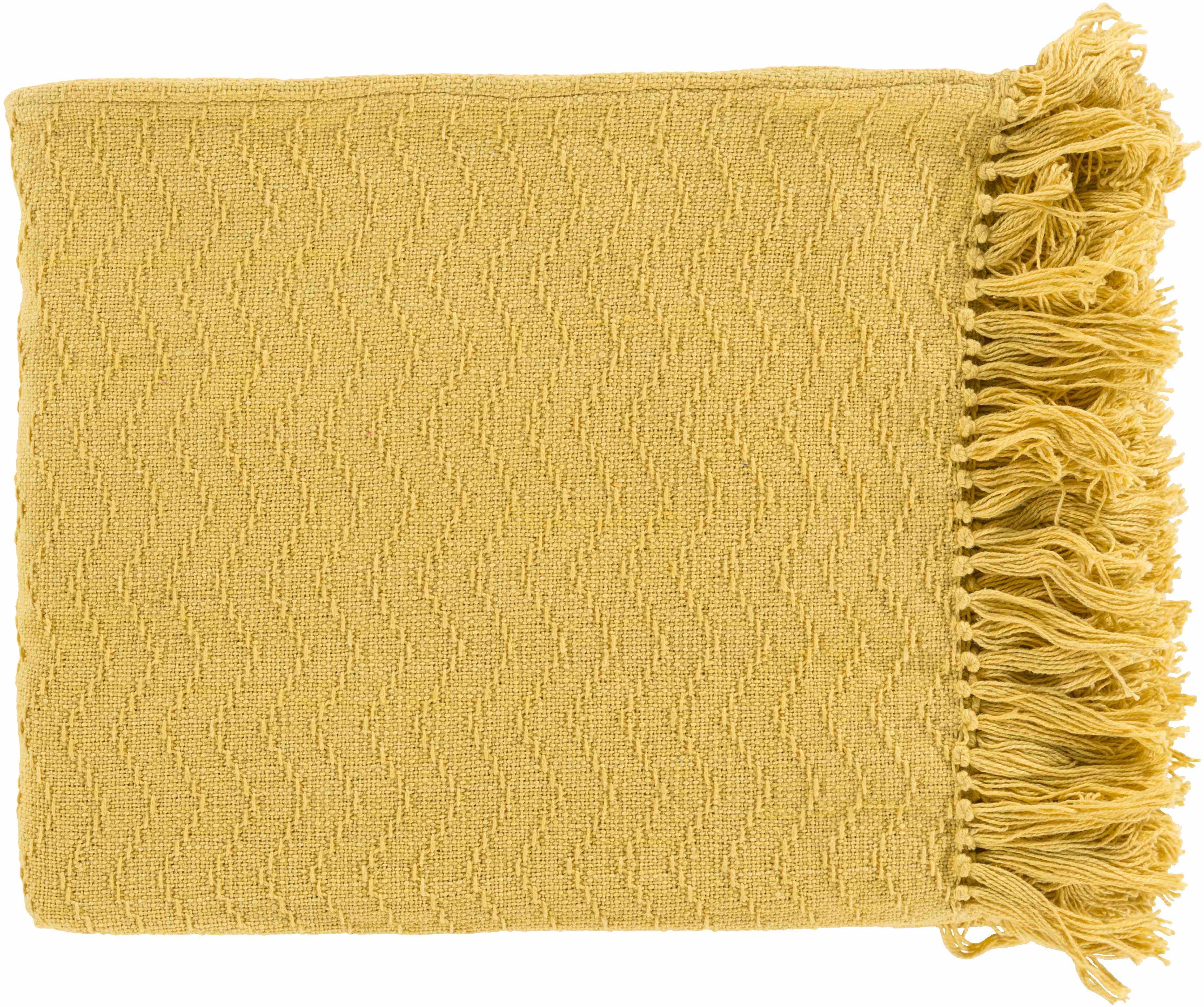 Chiconcuac Mustard Throw Blanket-0