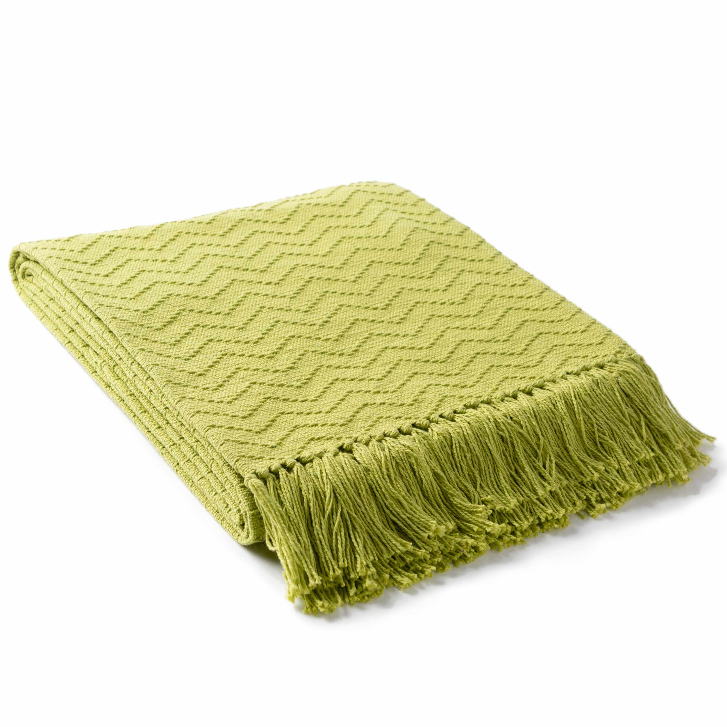 Chiconcuac Olive Throw Blanket-1