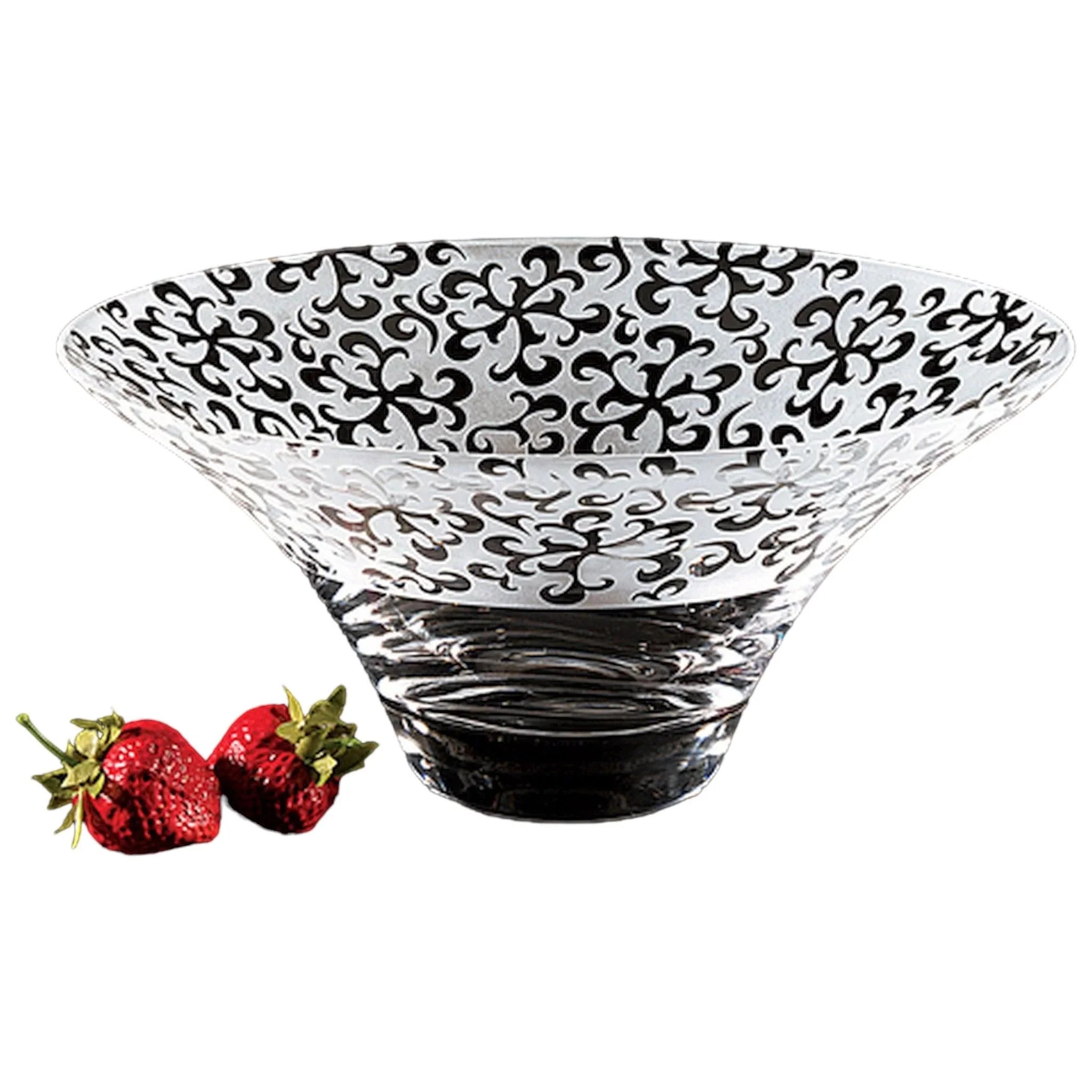 Crystal Centerpiece Bowl - 10 inch Nirvana Style