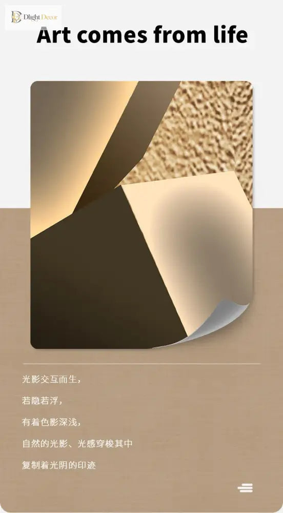 Crystal LED Wall Art Light | Modern Interior Home Lighting