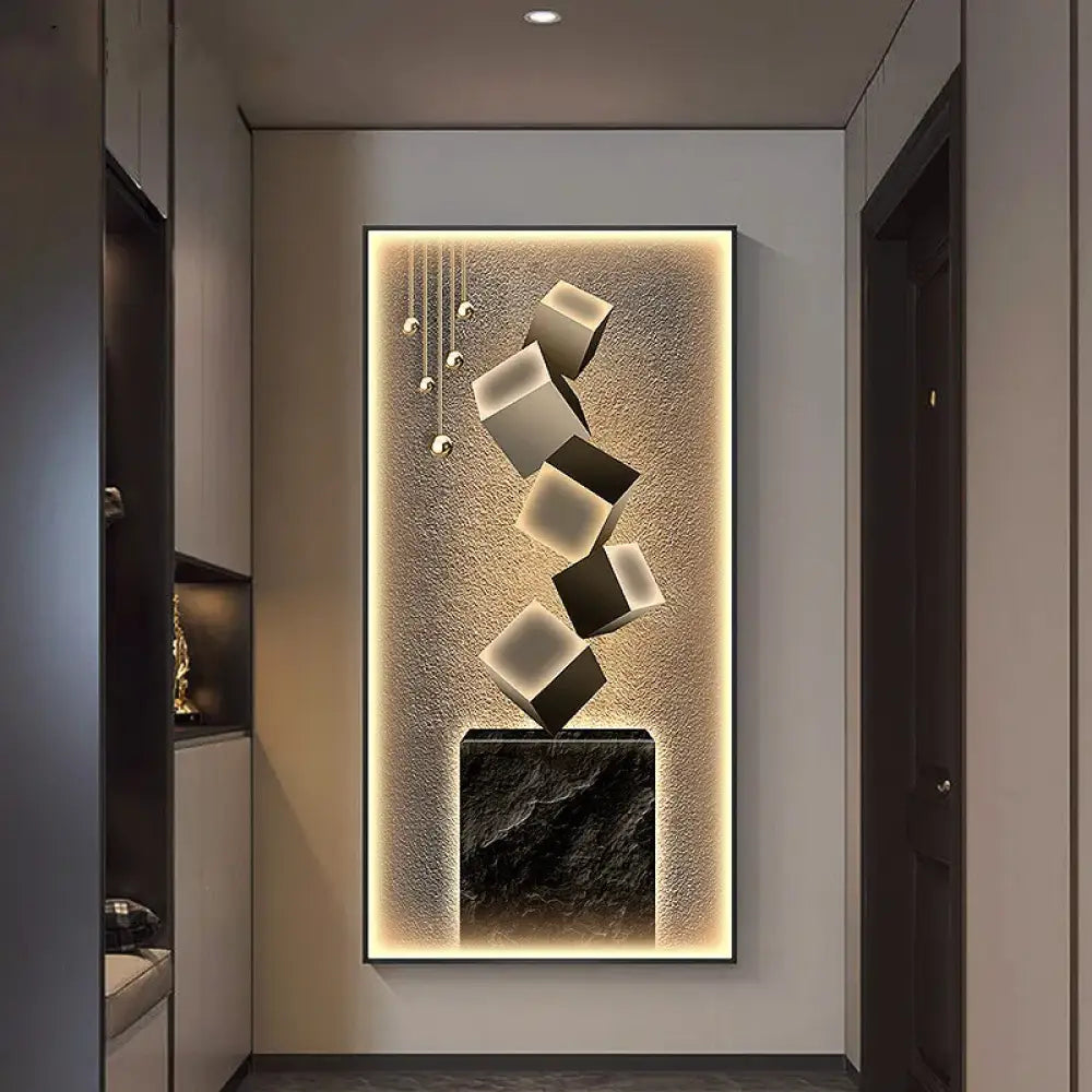 Crystal LED Wall Art Light | Modern Interior Home Lighting