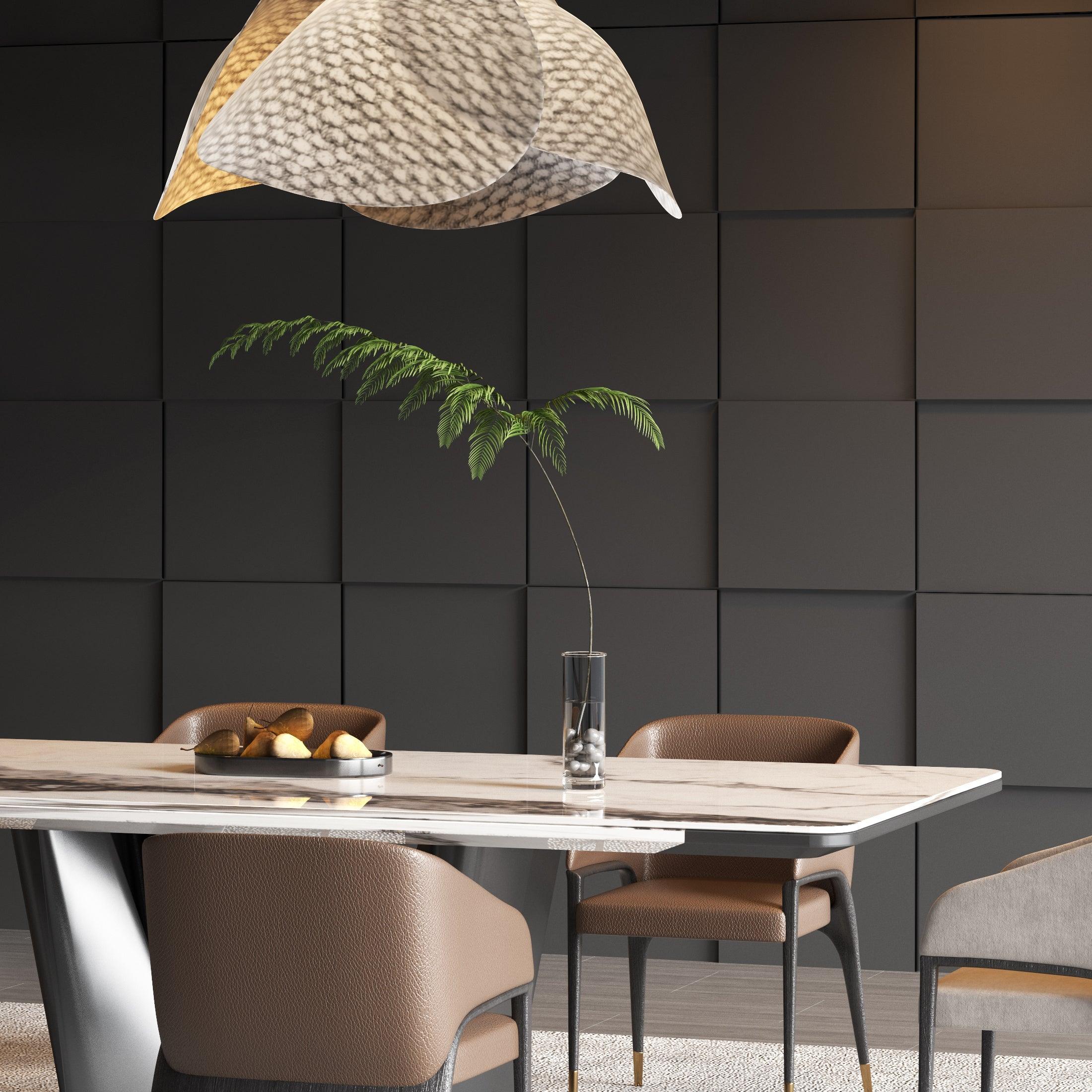 Dark Grey Modular Squares - PRHOMZ