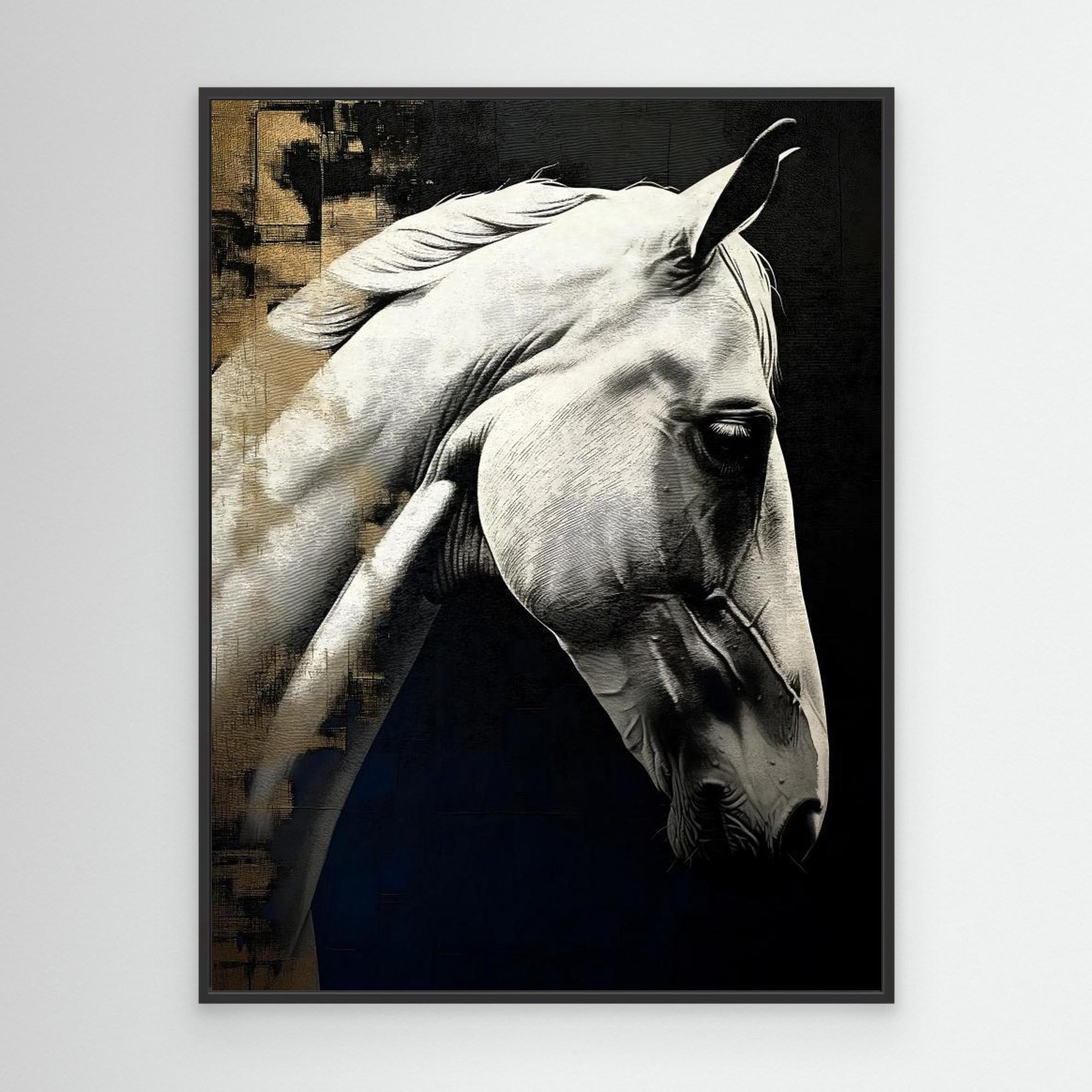 White horse by Andreas Magnusson