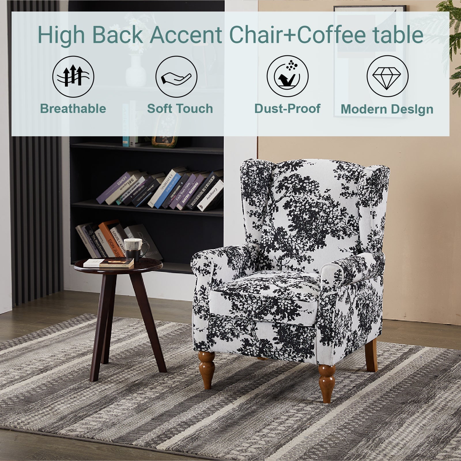 Coffee Table & Armchair Set