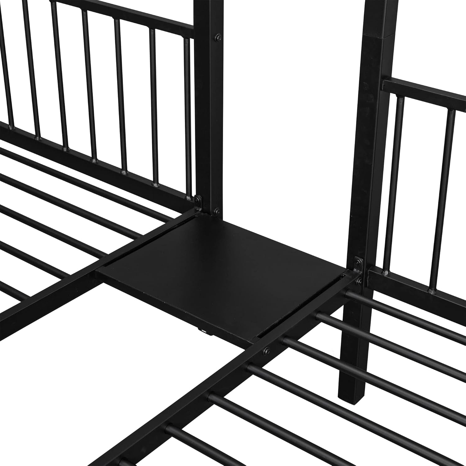 Black Metal Triple Bunk Bed With Drawers Full Over Twin Bunk Beds
