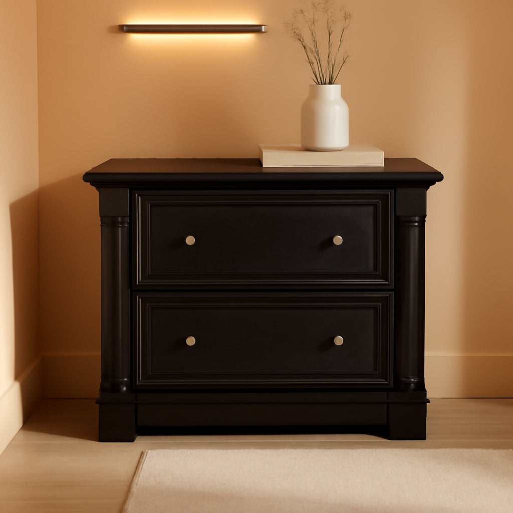 Palladia 2 Drawer File Cabinet Wind Oak Finish Home Office