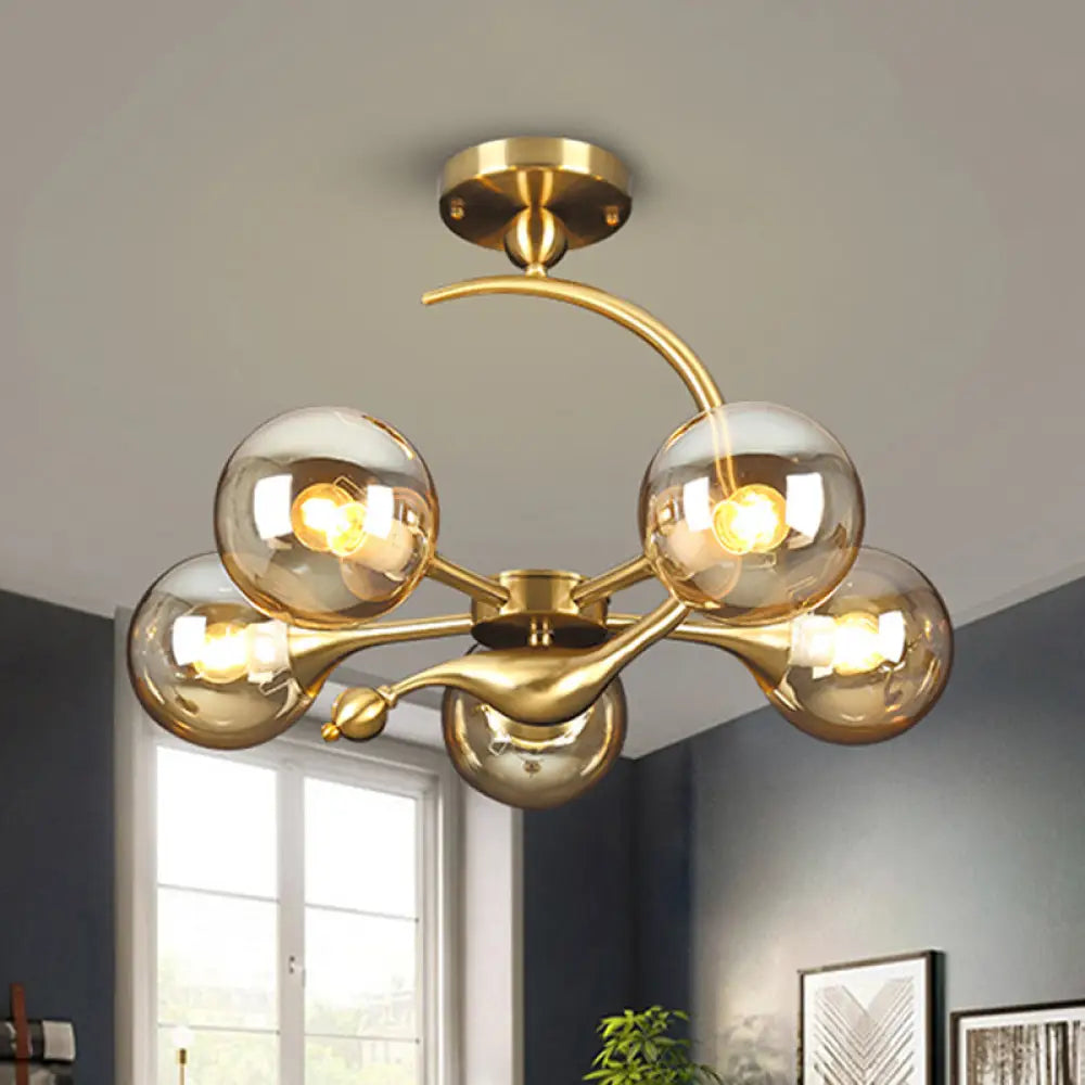 Daphne Mid-Century Chandelier | Dining Room Home Lighting