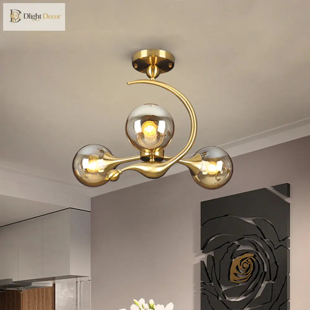 Daphne Mid-Century Chandelier | Dining Room Home Lighting