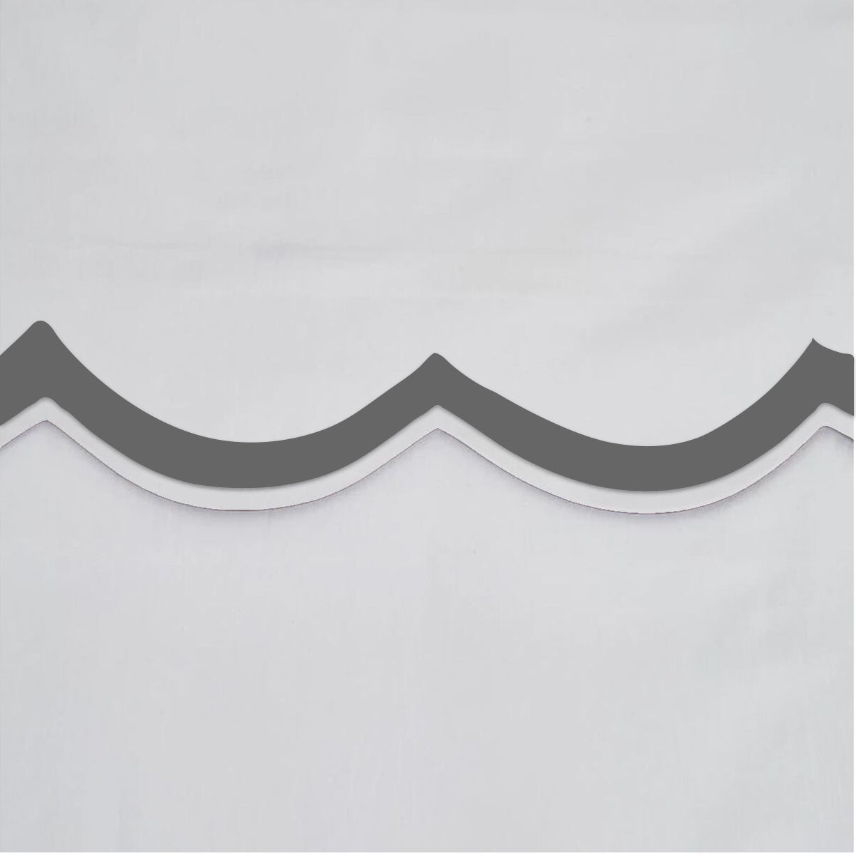 400TC Applique Scalloped Embroidery Cotton Duvet Cover Set
