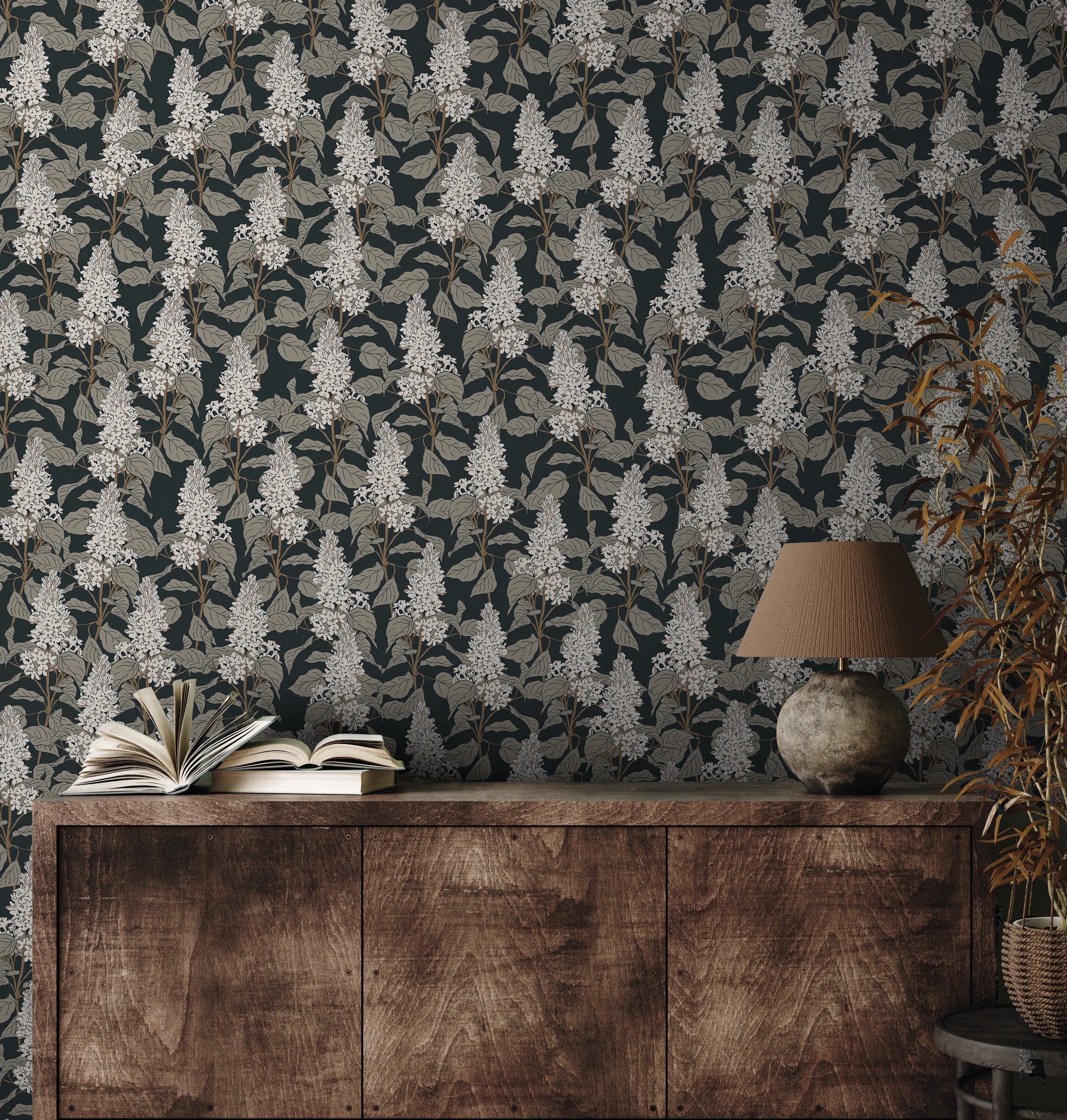 Lilac Wallpaper by Brittany Polatis Design