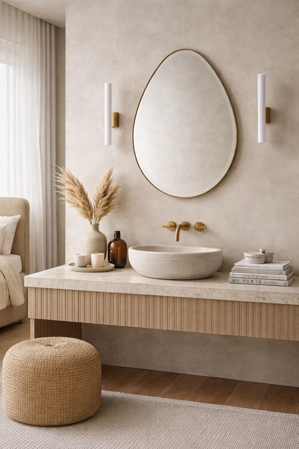 Jupiter Irregular Design Mirror