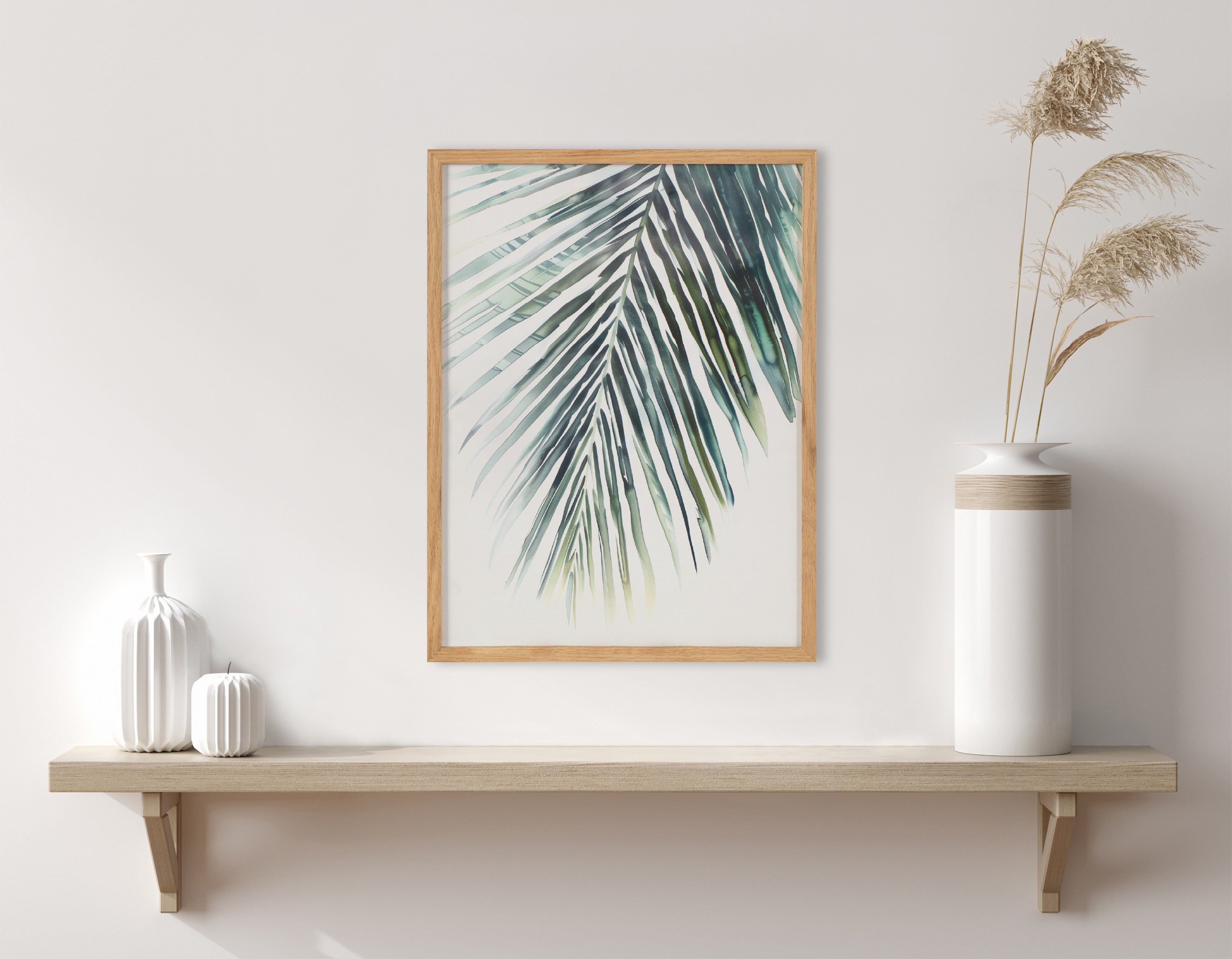 Gallery Tropical Modern Botanical Palm Print by The Creative Bunch Studio