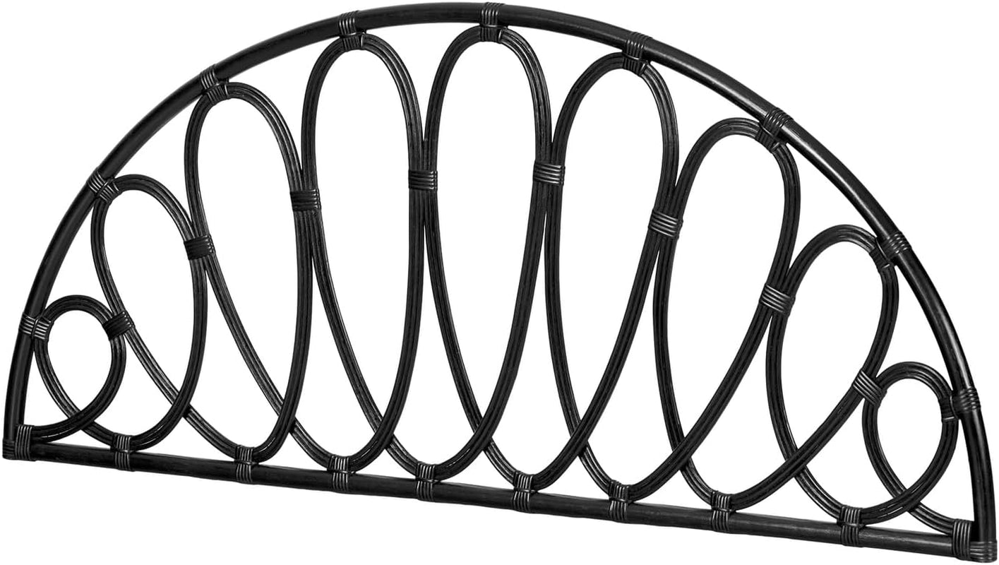 Elegant Wall-Mounted Headboard With Curvaceous Flower Petals