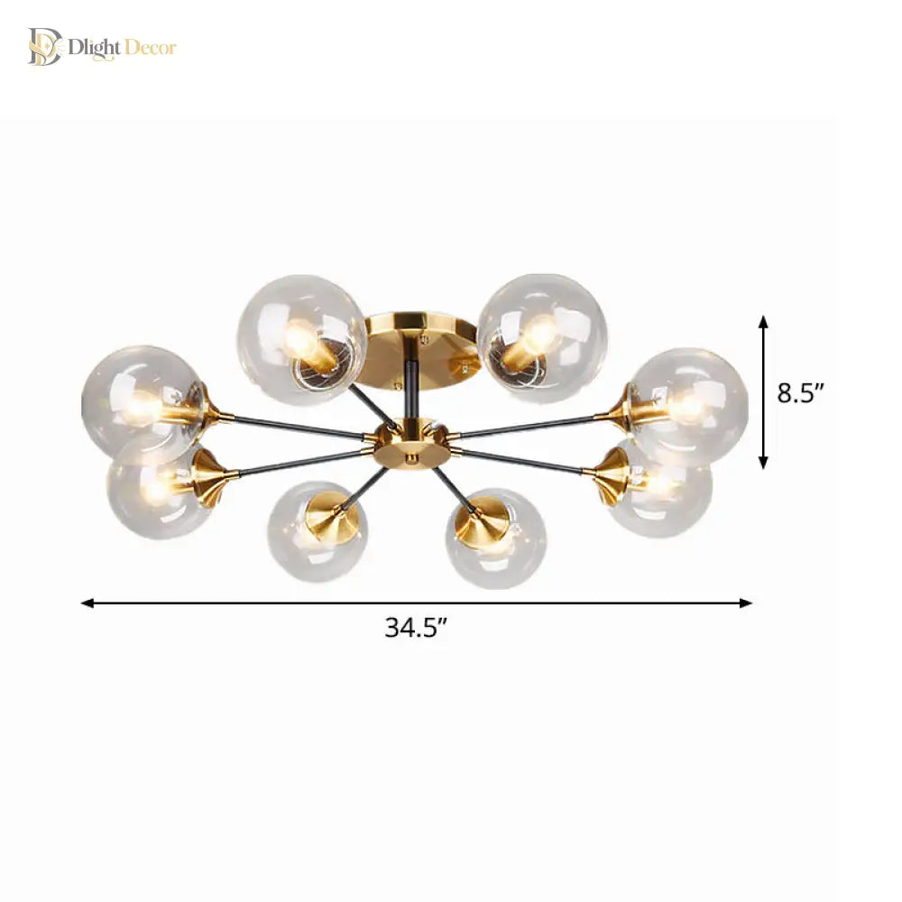 Delilah Flush Mount Light | Modern Interior Home Lighting