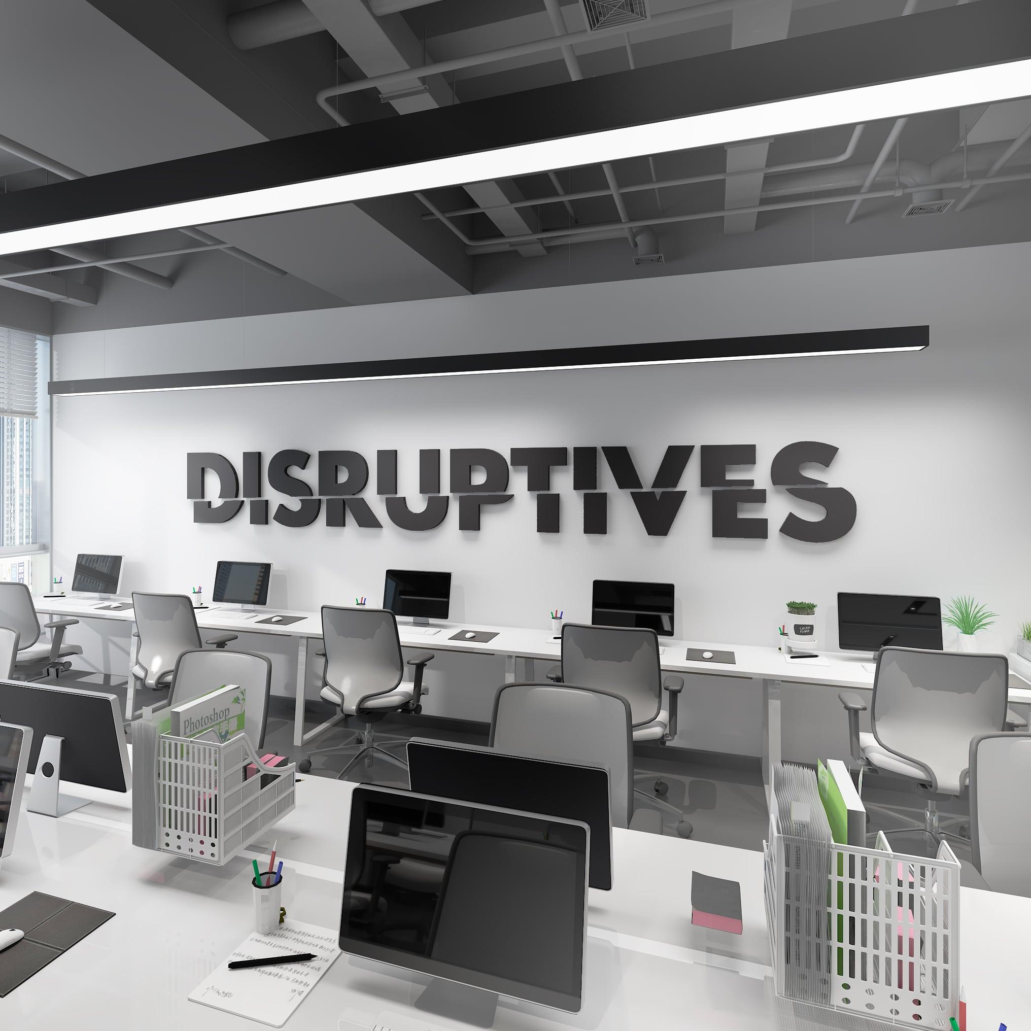 Disruptives 3D Office Wall Decor - PRHOMZ
