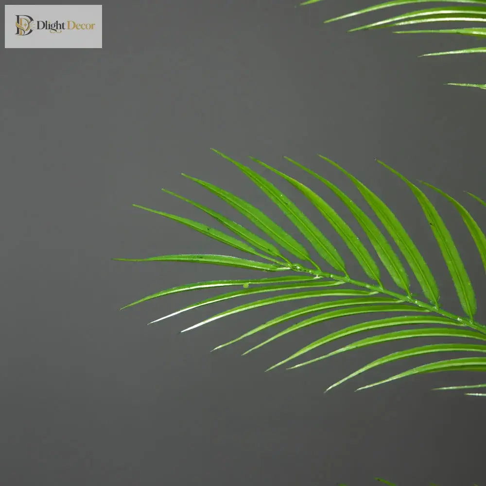 Dlight Decor 120cm Tall Palm Tree Branch with Coconut Leaves for Home and Office Decor