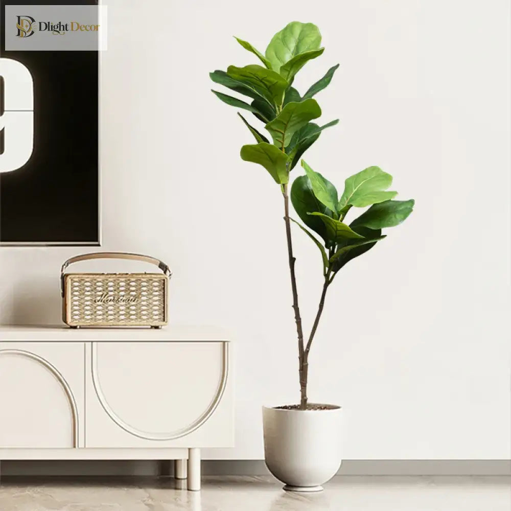 Dlight Decor 132cm Ficus Tree with Tropical Rubber Leaves