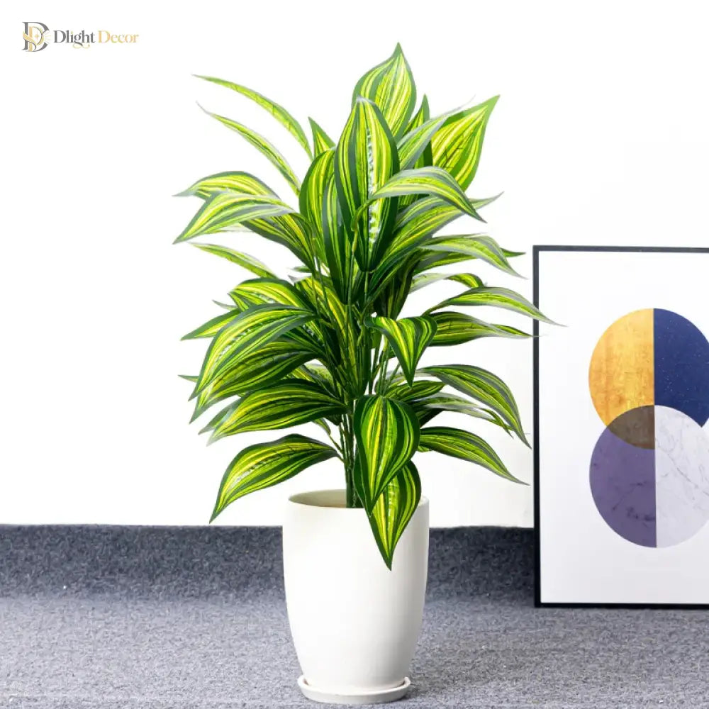 Dlight Decor 76cm Tropical Magnolia Palm Branch with 26 Leaves