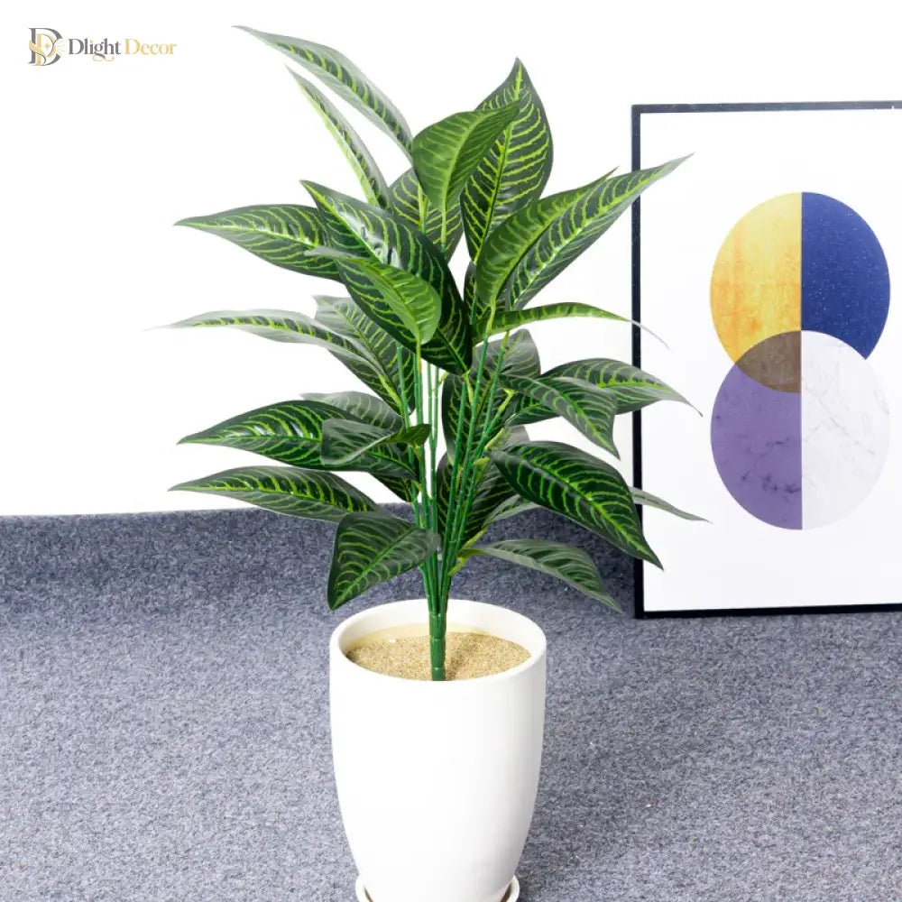 Dlight Decor 76cm Tropical Magnolia Palm Branch with 26 Leaves