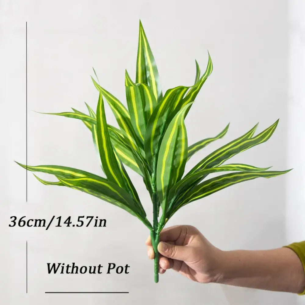 Dlight Decor Aloe Leaf Plant for Fresh Indoor Outdoor Style