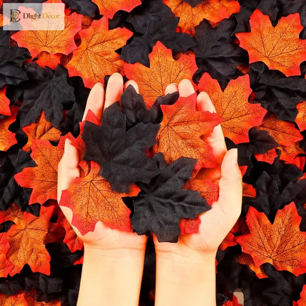 Dlight Decor Maple Leaves Set for Autumn Wall and Table Decor