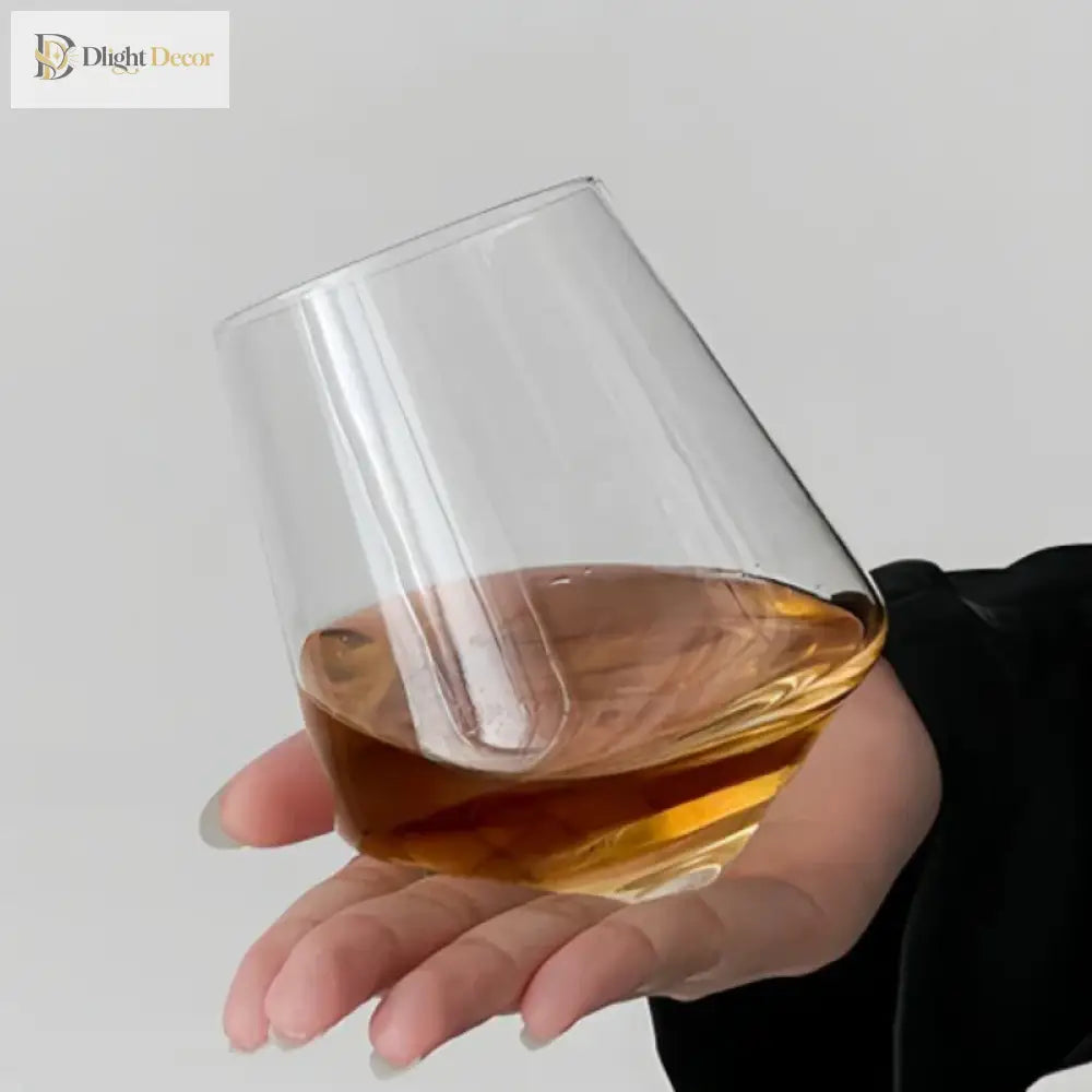 Dlight Decor Revolving Whiskey Glass 530ml Luxury Mug