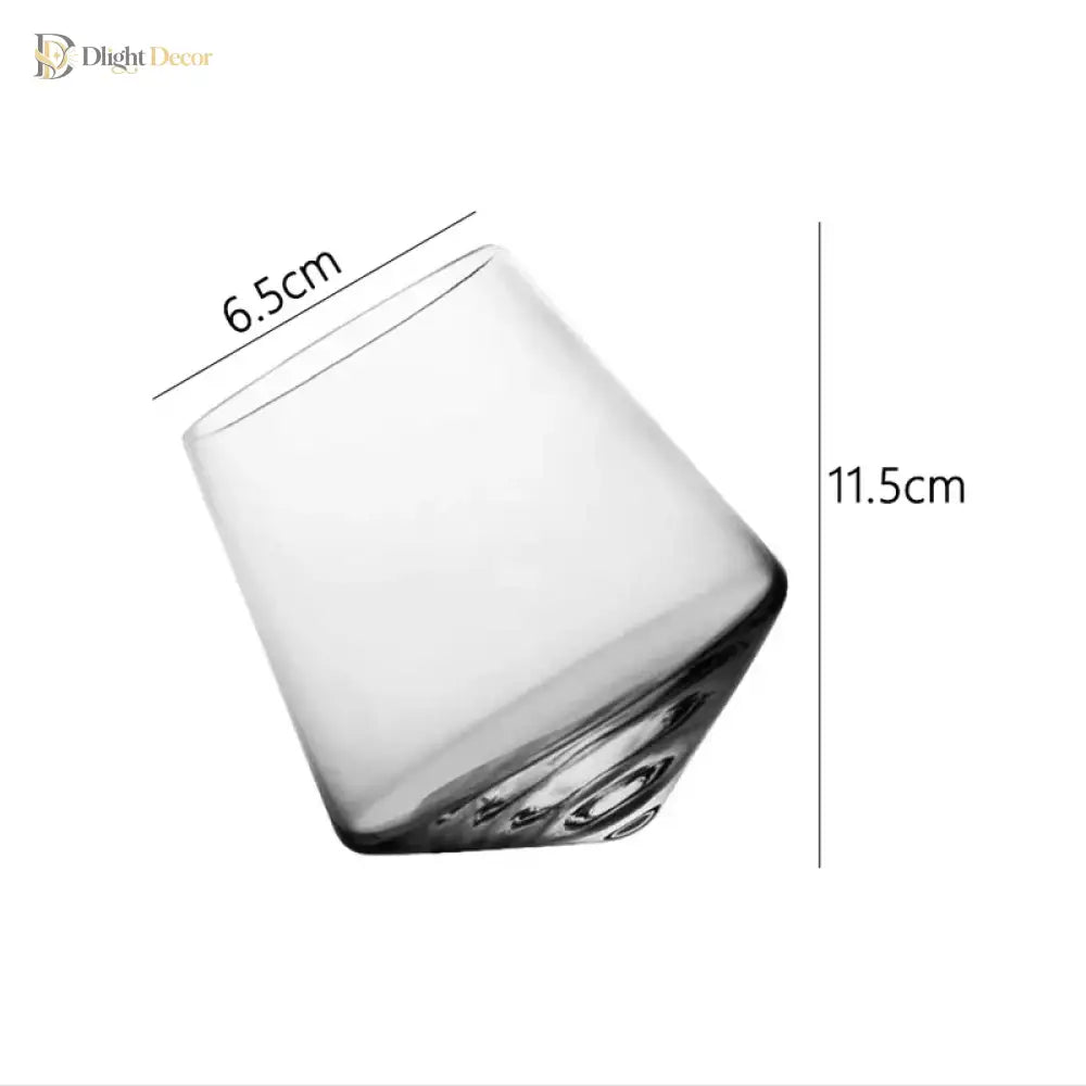 Dlight Decor Revolving Whiskey Glass 530ml Luxury Mug