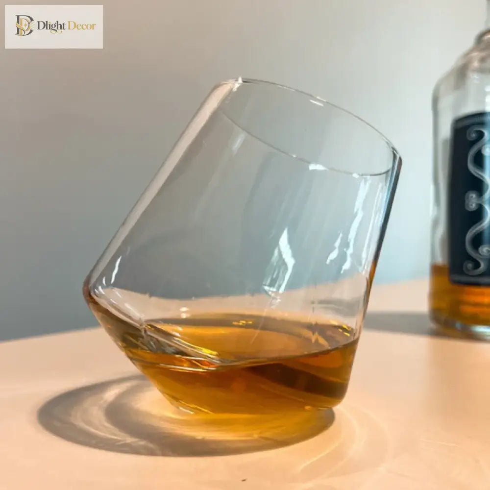 Dlight Decor Revolving Whiskey Glass 530ml Luxury Mug