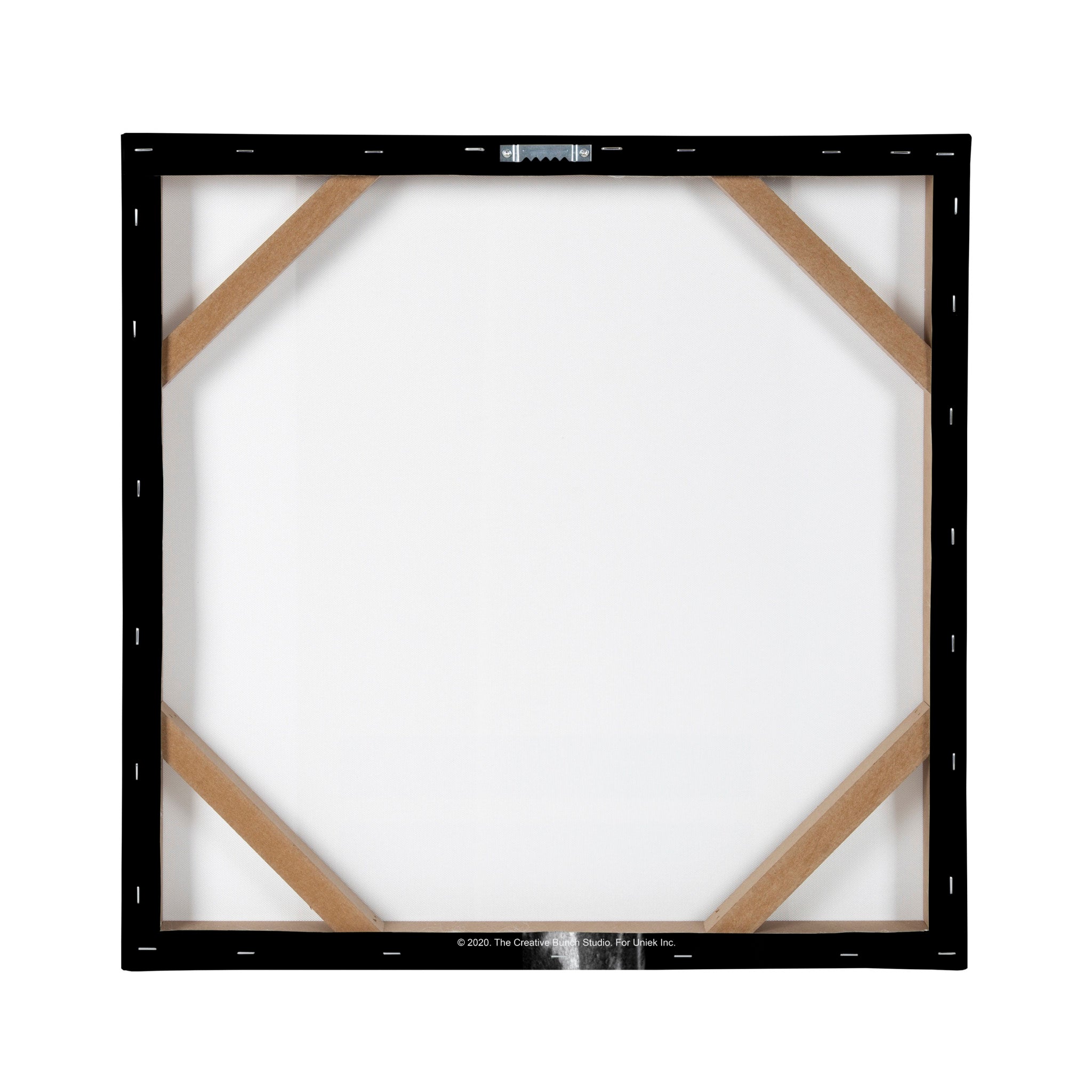 Minimalist Animal Portrait on Black Canvas by The Creative Bunch Studio