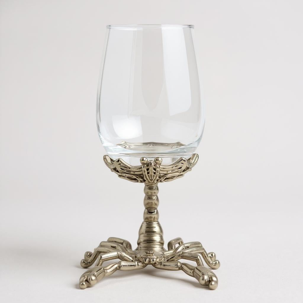 Set of 4 Scorpion Wine Glasses-4