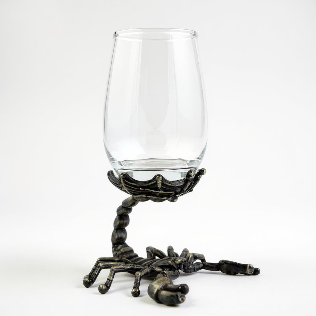 Set of 4 Scorpion Wine Glasses-5
