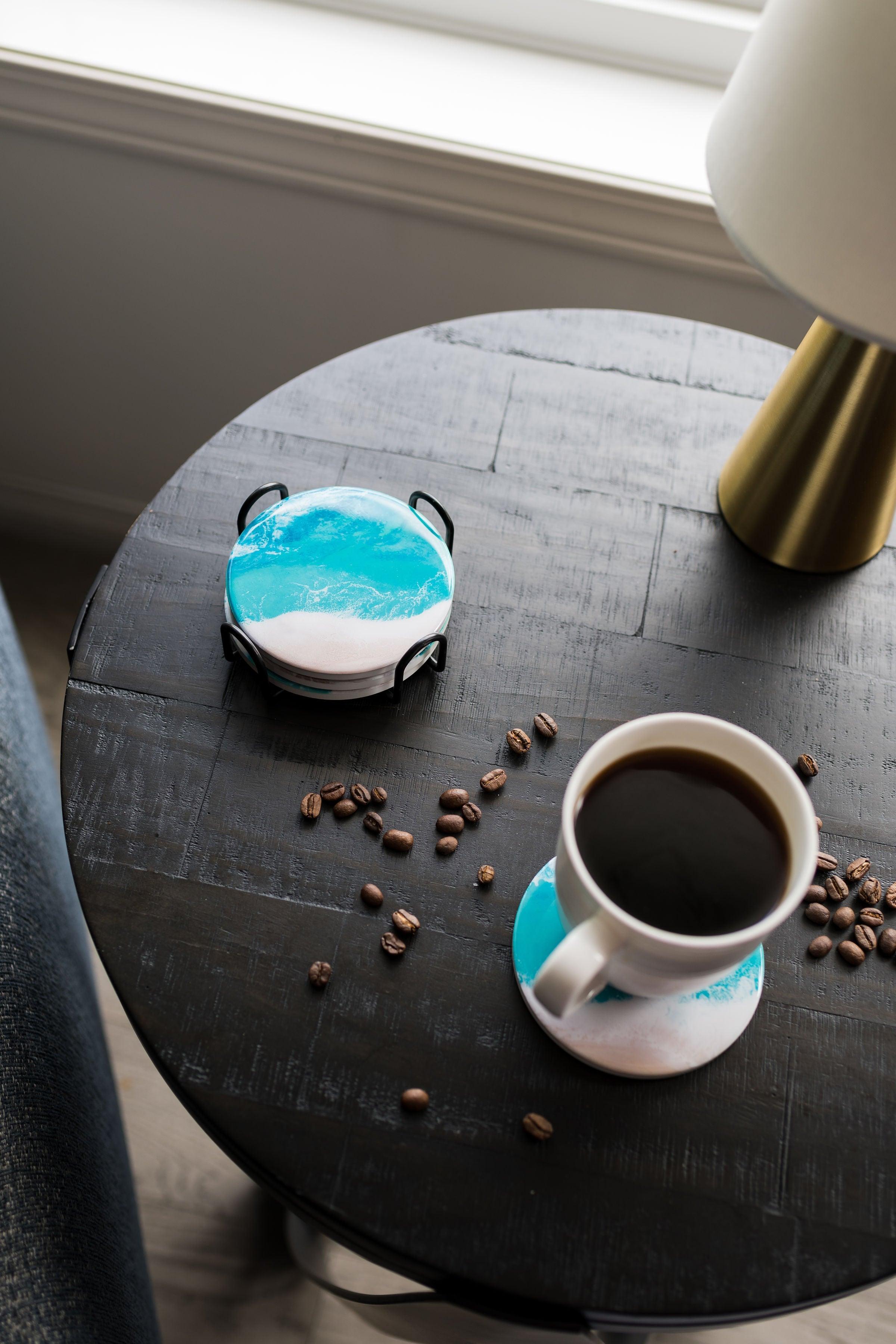 Ceramic Resin Coasters (NEW COLORS AVAILABLE!) - PRHOMZ