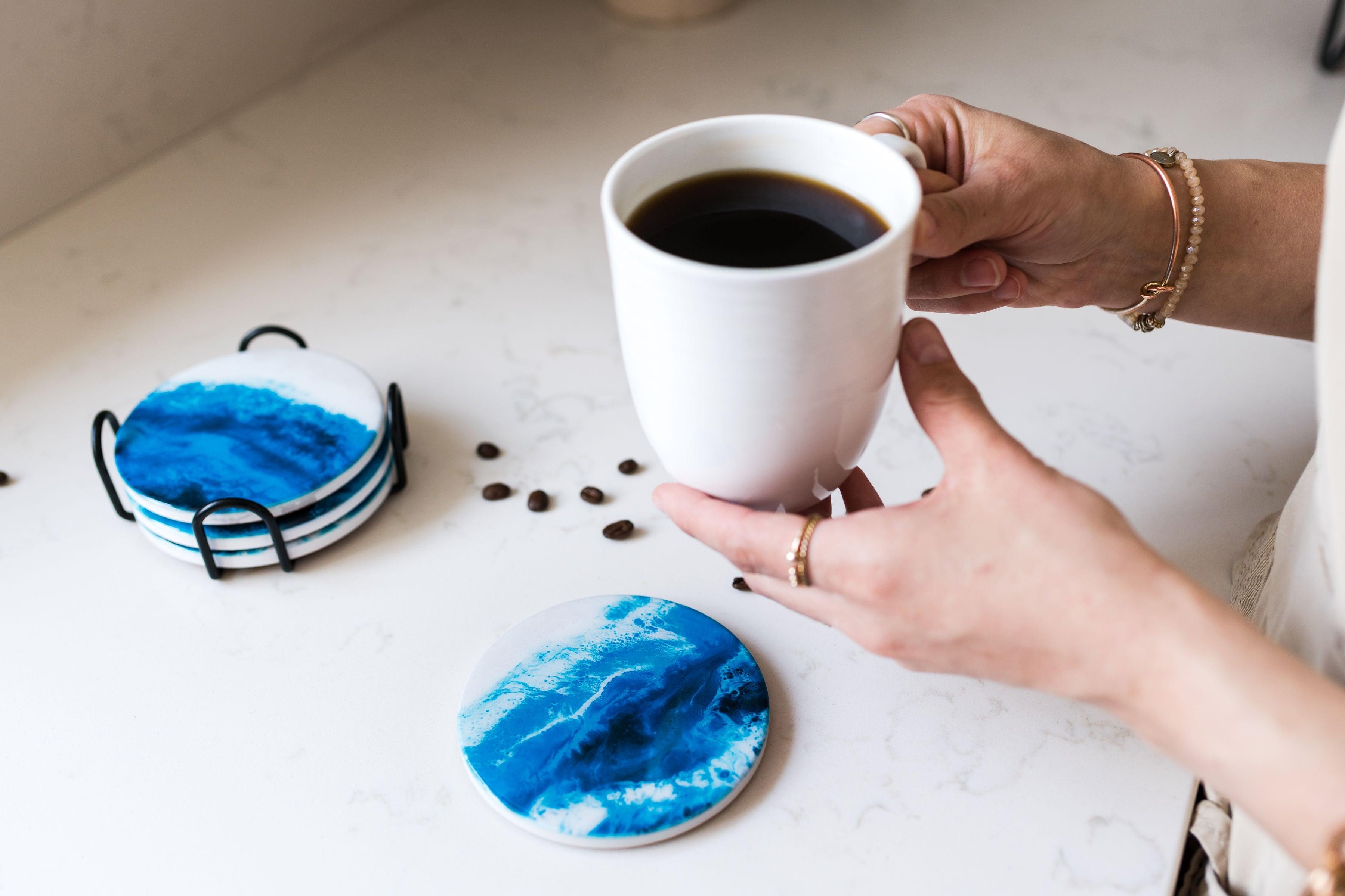 Ceramic Resin Coasters (NEW COLORS AVAILABLE!) - PRHOMZ